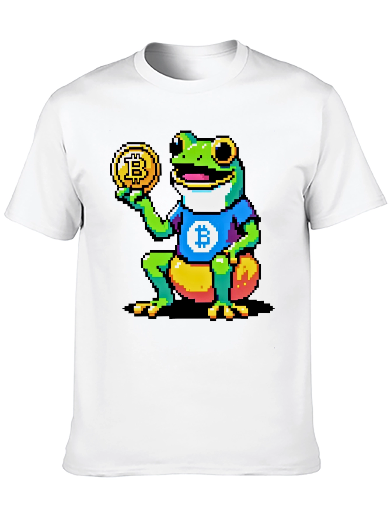 Bitcoin Frog Pixel Art T-Shirt