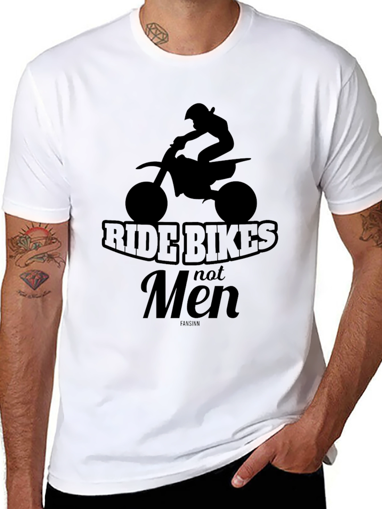 Ride Bikes Not Men - Graphic Tee