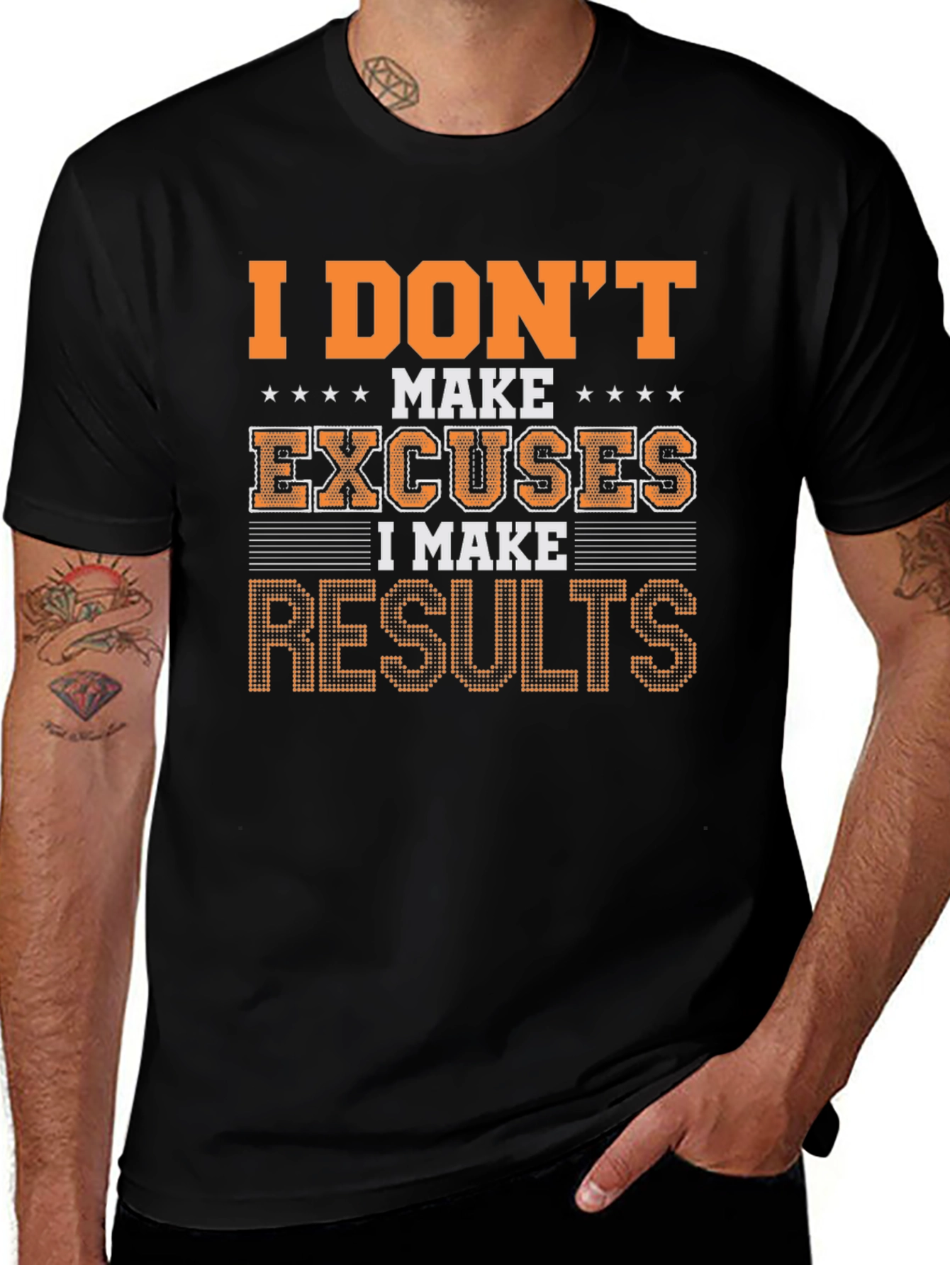 Motivational I Make Results Graphic Tee