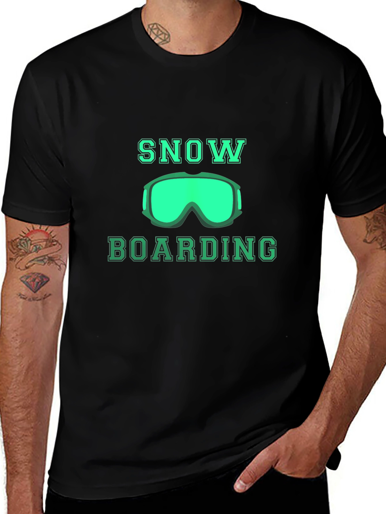 Snowboarding Goggles T-Shirt | Winter Sports Apparel