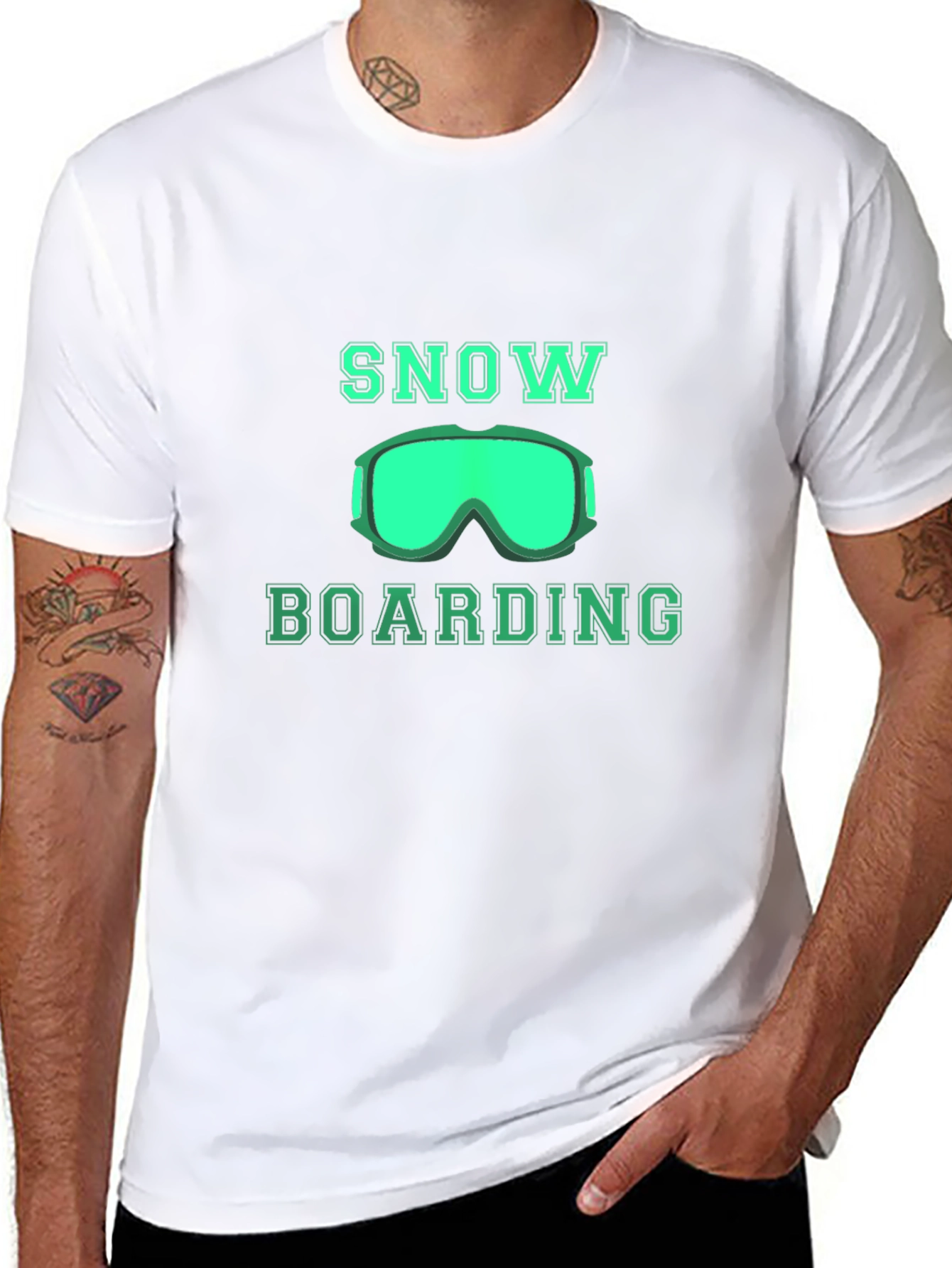 Snowboarding Goggles T-Shirt | Winter Sports Apparel