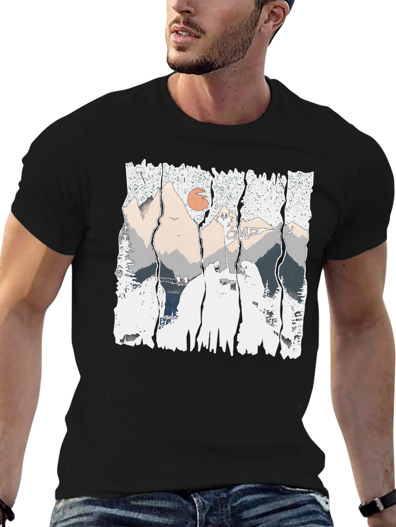 Mountain Graphic Print T-Shirt - Adventure Ready