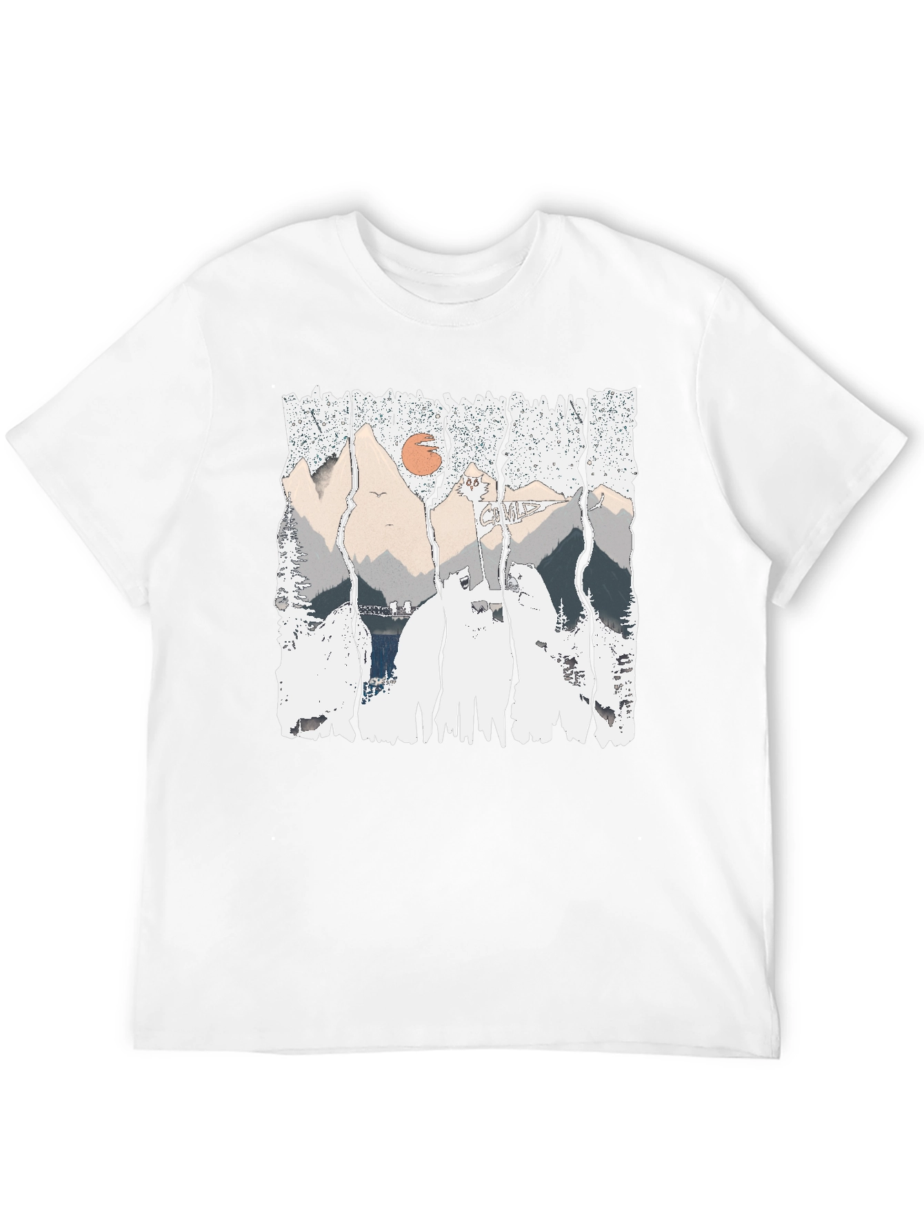 Mountain Graphic Print T-Shirt - Adventure Ready