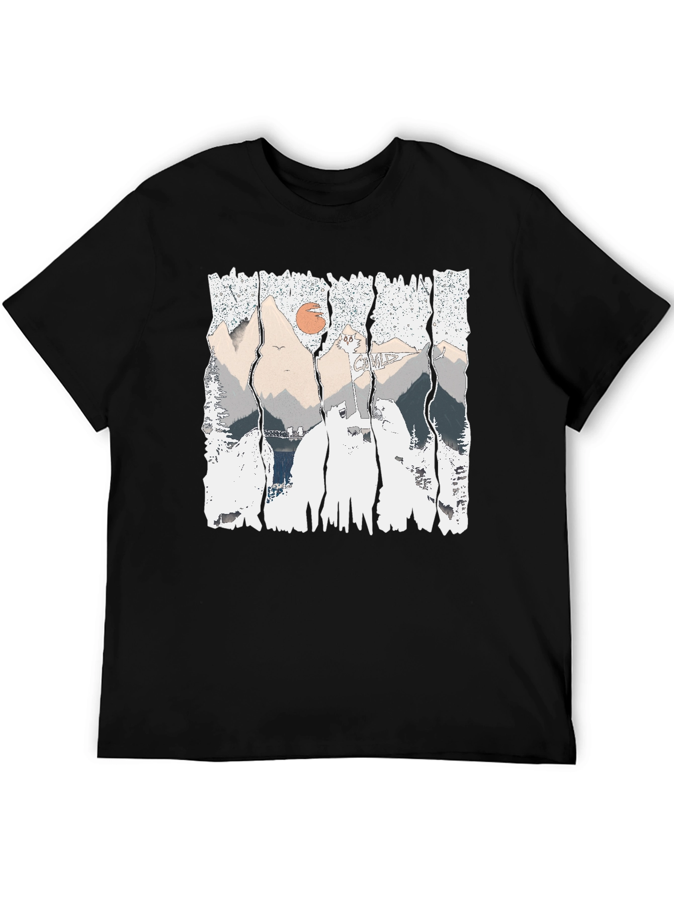 Mountain Graphic Print T-Shirt - Adventure Ready
