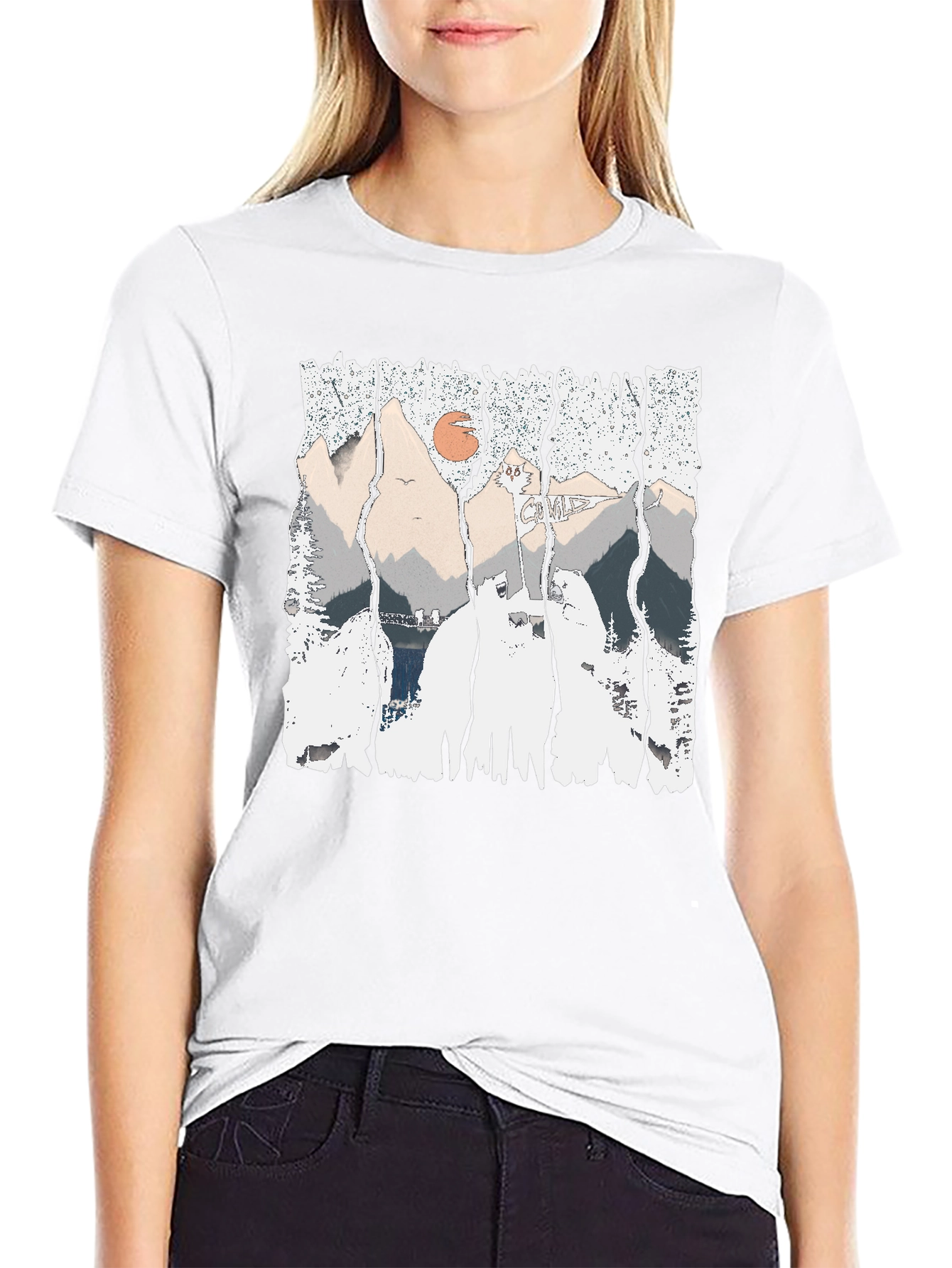 Mountain Graphic Print T-Shirt - Adventure Ready