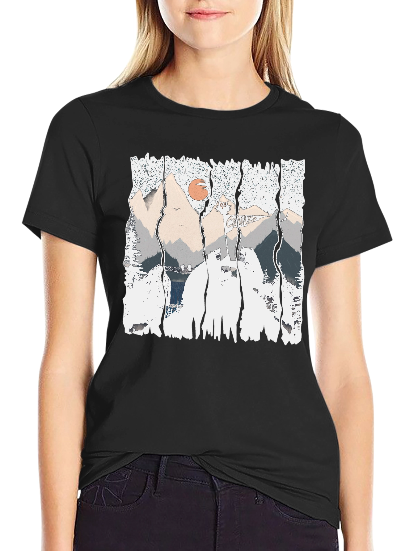 Mountain Graphic Print T-Shirt - Adventure Ready