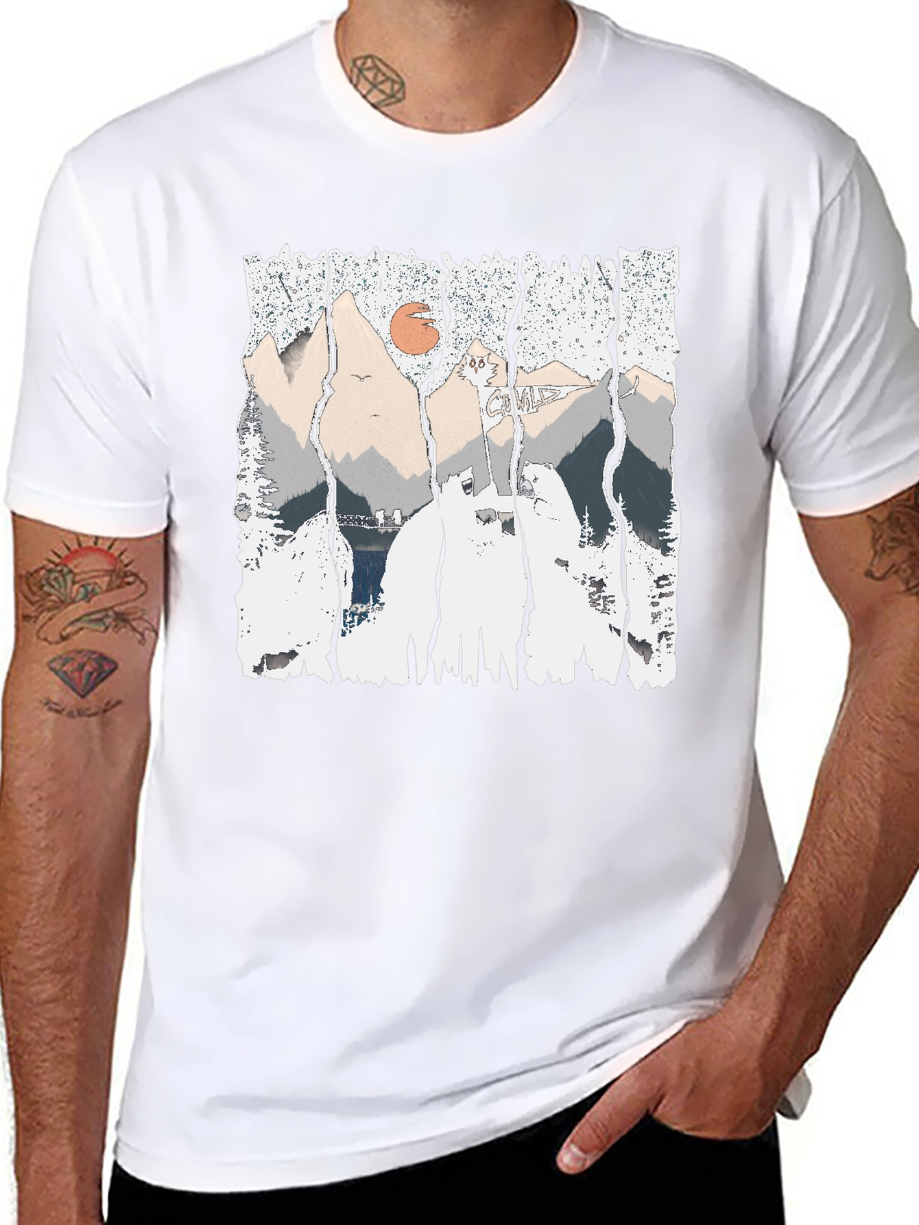 Mountain Graphic Print T-Shirt - Adventure Ready