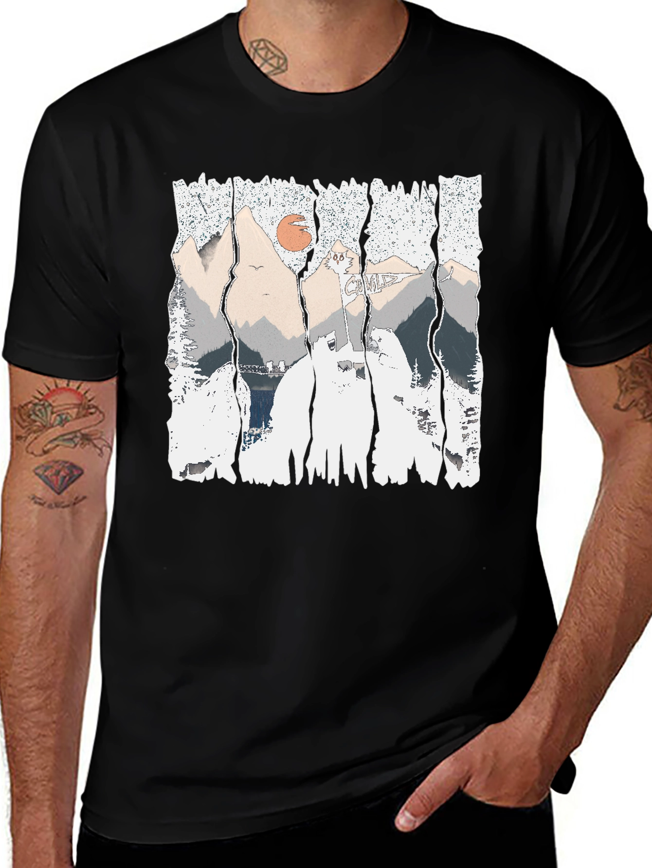 Mountain Graphic Print T-Shirt - Adventure Ready