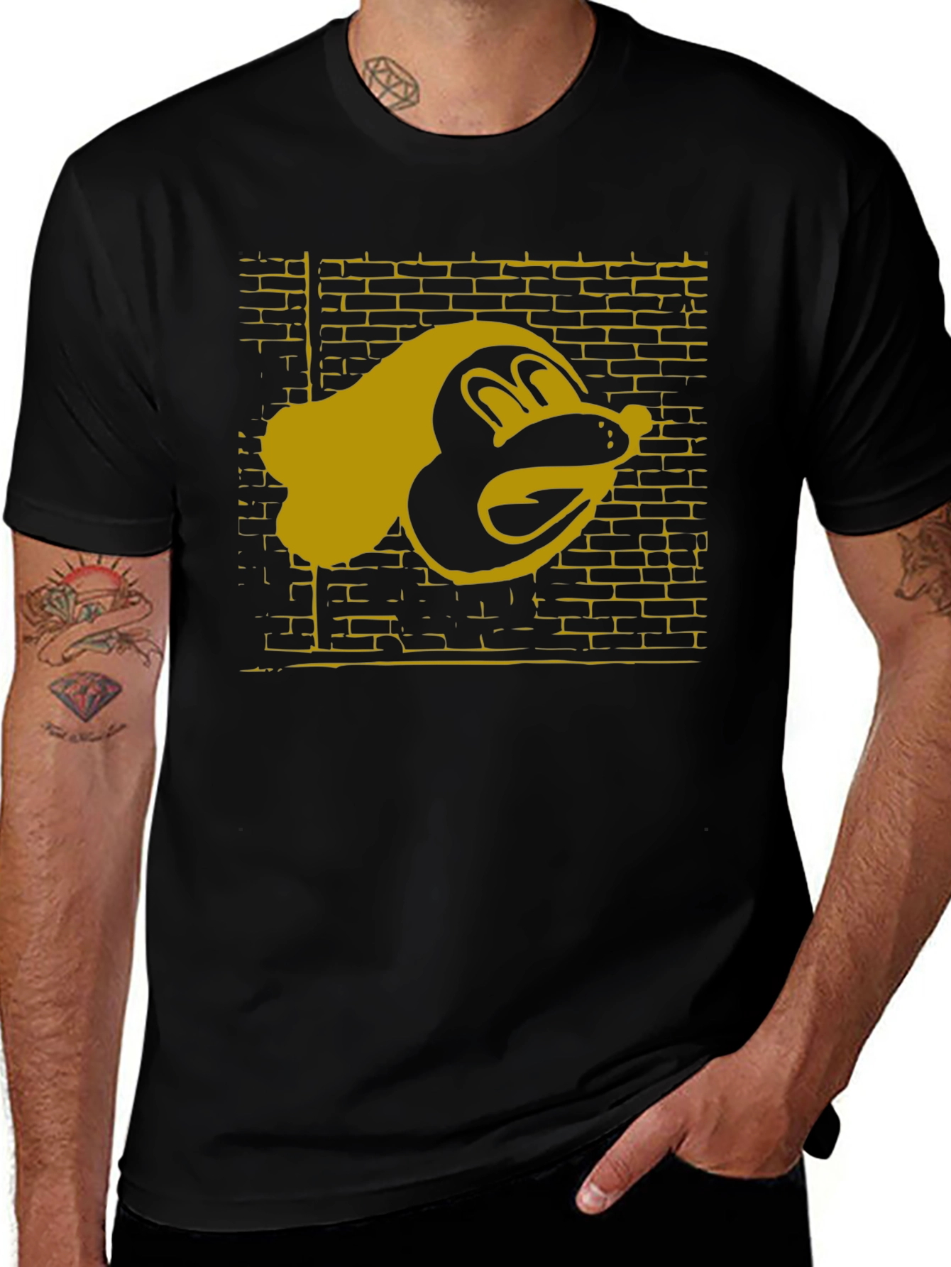 Retro Cartoon Character Graphic T-Shirt