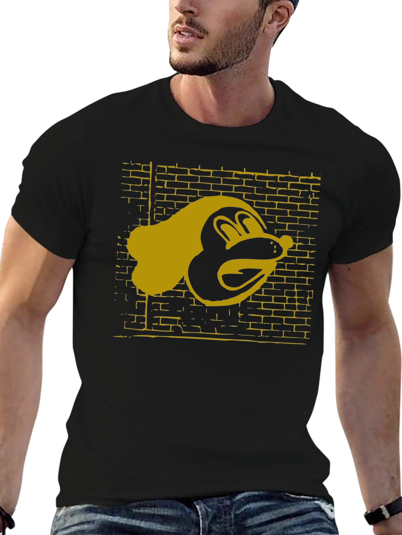 Retro Cartoon Character Graphic T-Shirt