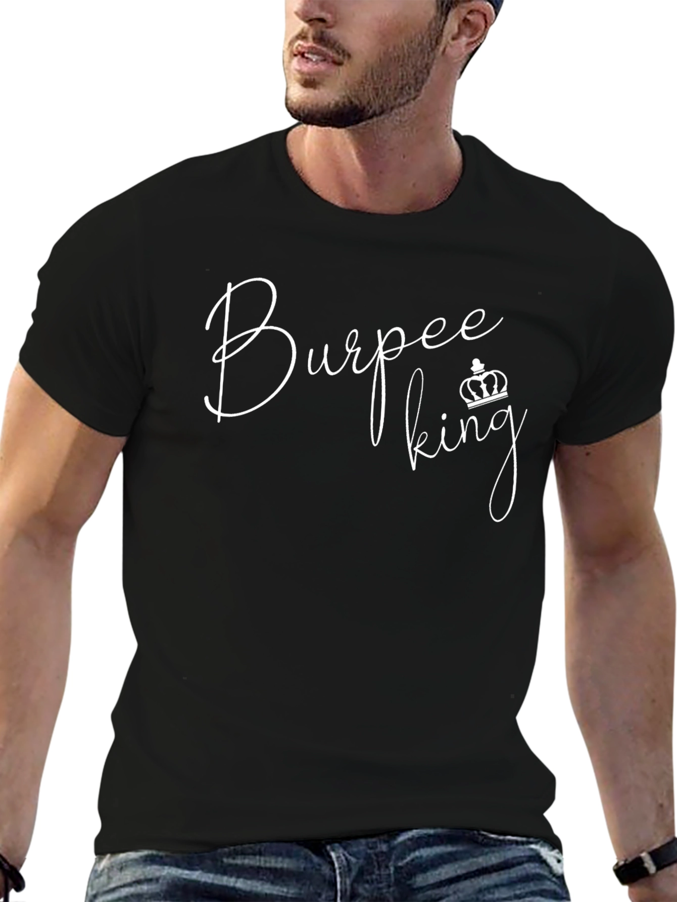 Burpee King Graphic Tee - Workout Shirt