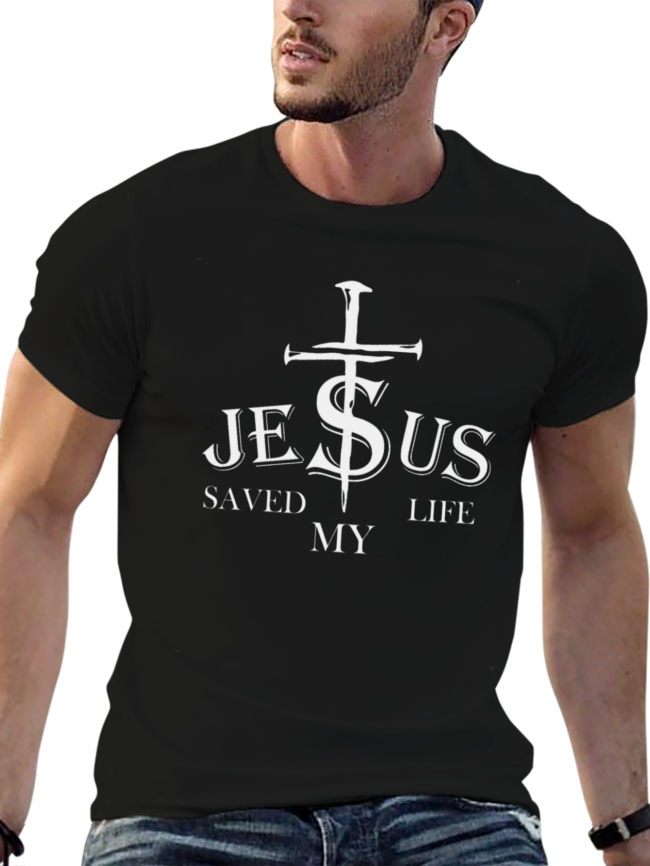Jesus Saved My Life Christian T-Shirt