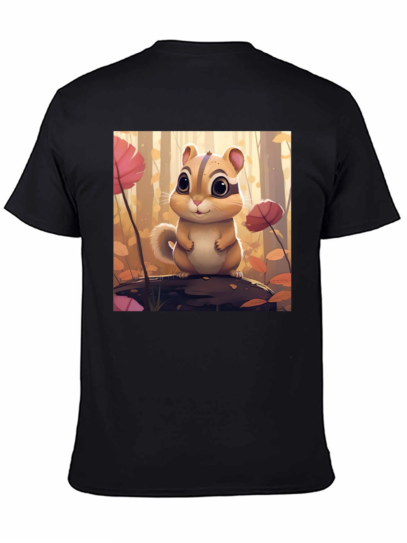 Cute Chipmunk T-Shirt - Forest Theme
