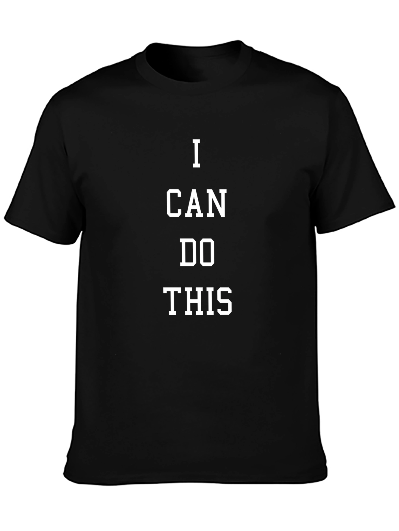 I Can Do This Black T-Shirt