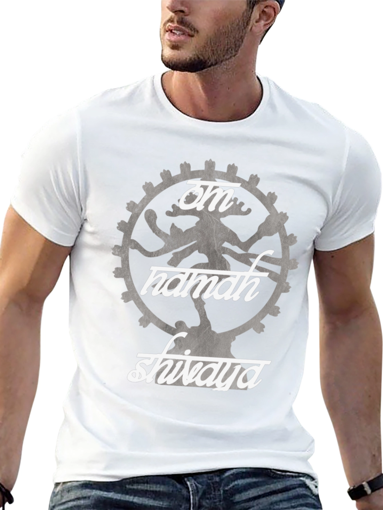 Om Namah Shivaya Graphic Tee - Spiritual Yoga Shirt