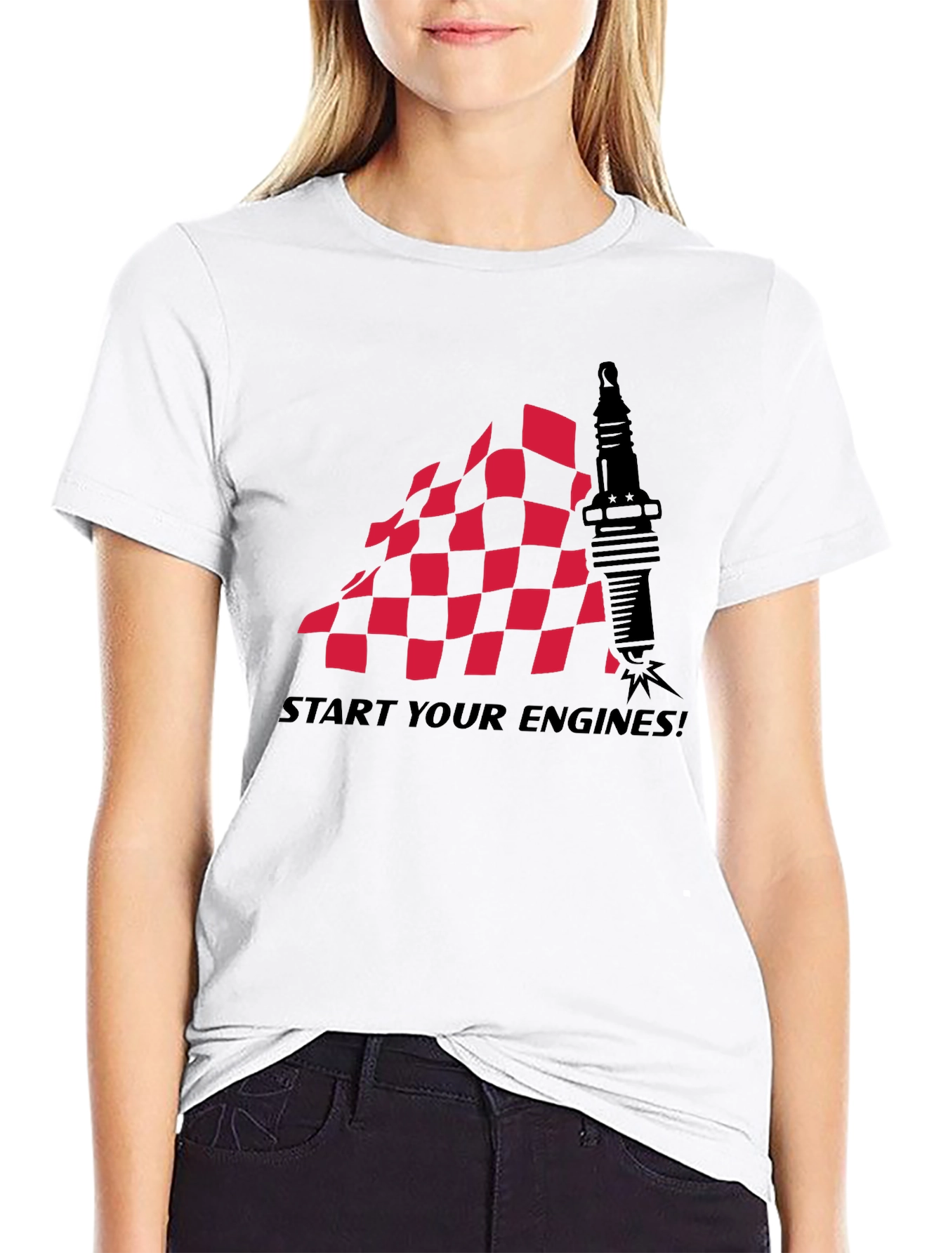 Start Your Engines! Graphic T-Shirt