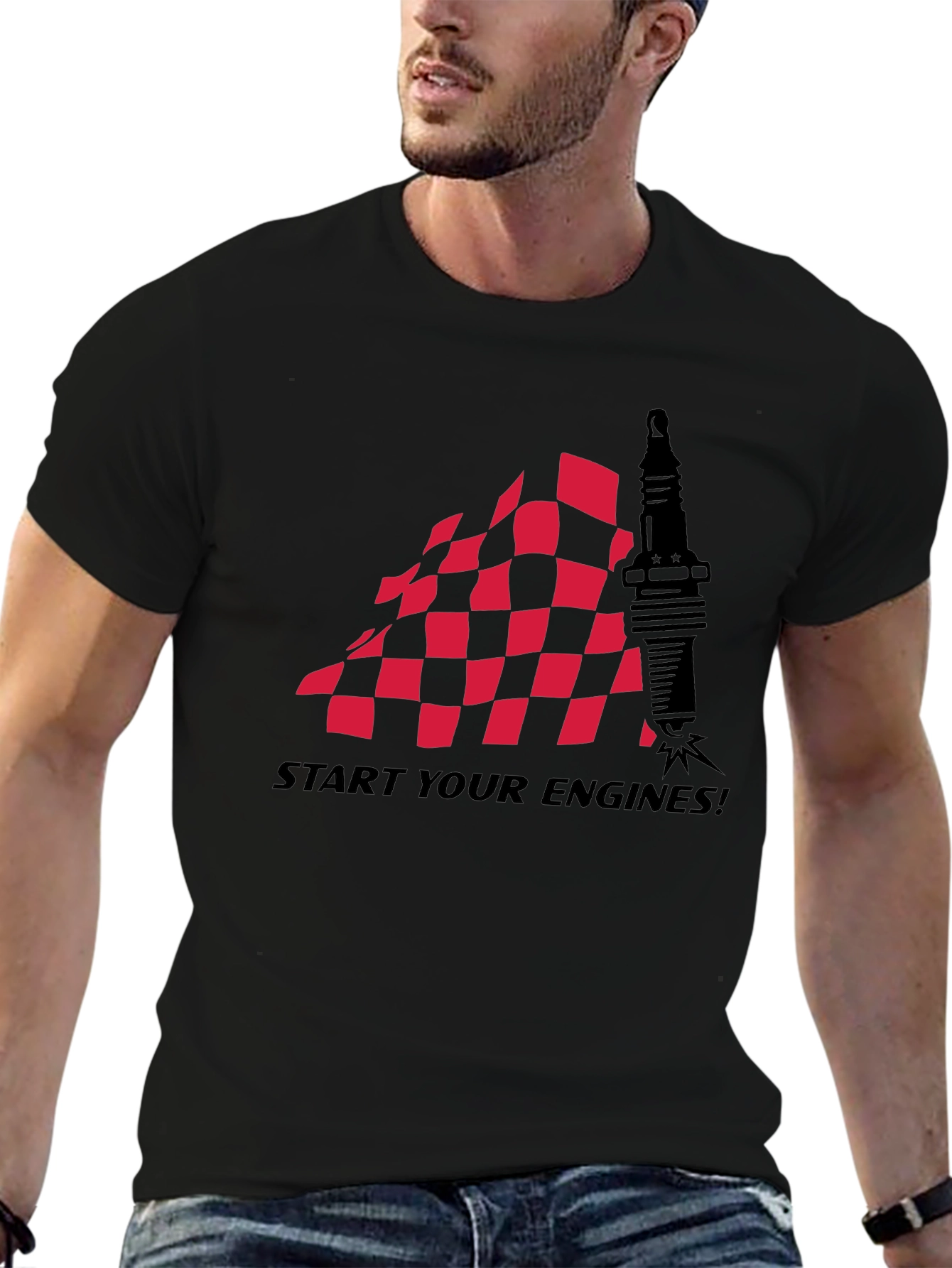 Start Your Engines! Graphic T-Shirt