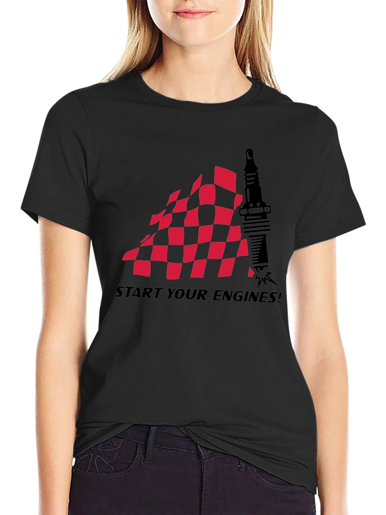 Start Your Engines! Graphic T-Shirt