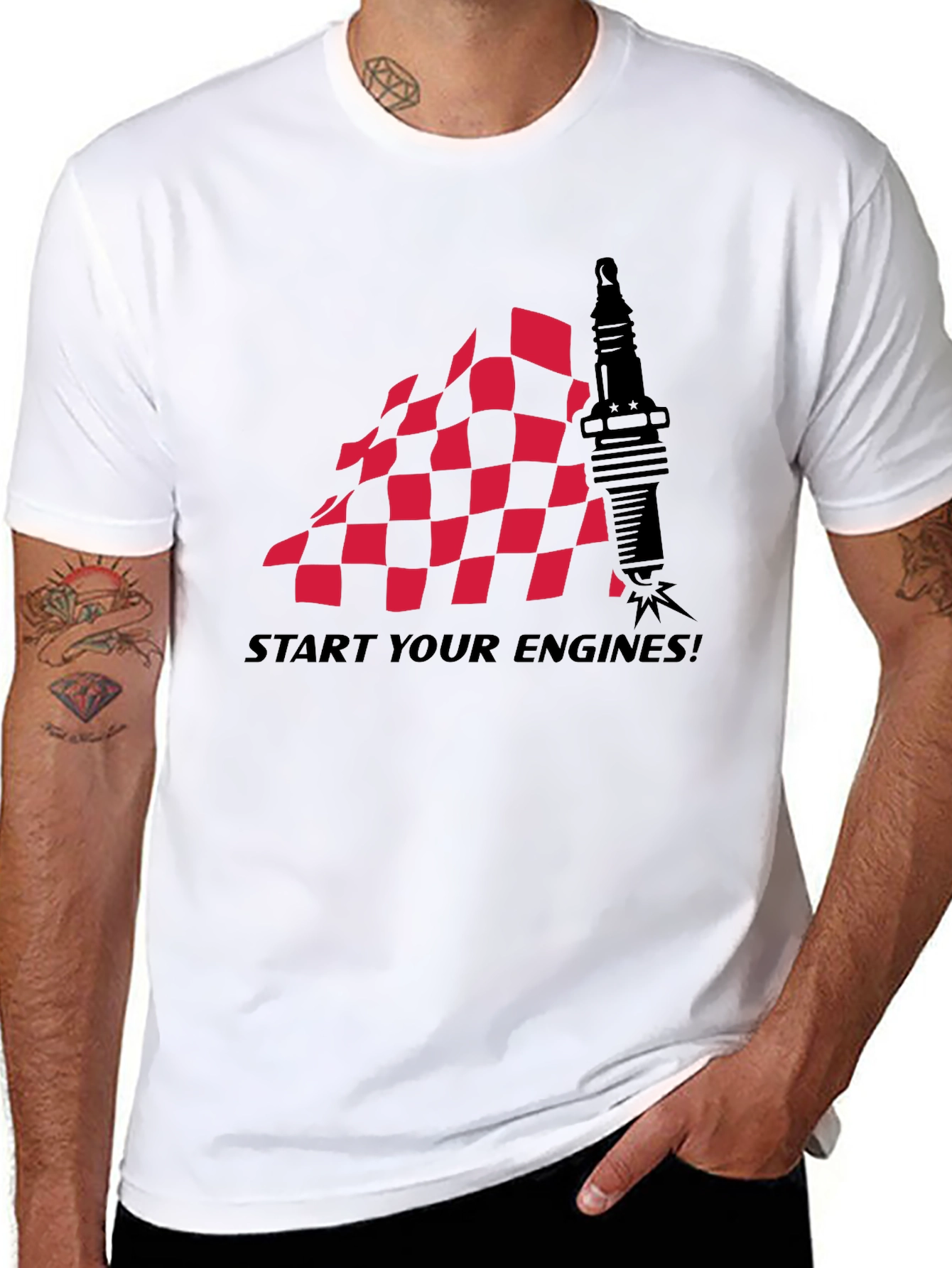 Start Your Engines! Graphic T-Shirt