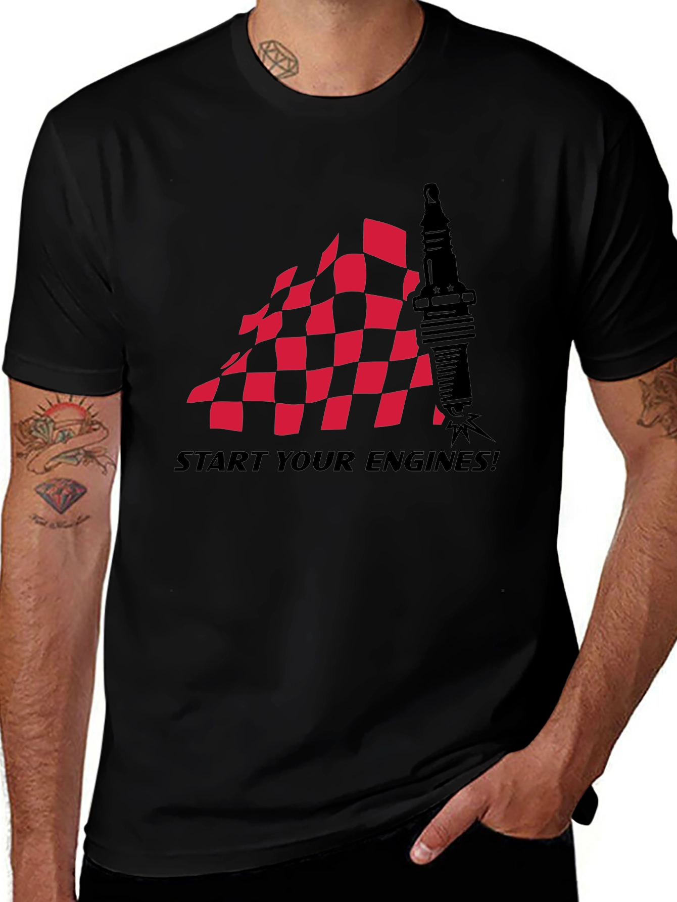 Start Your Engines! Graphic T-Shirt