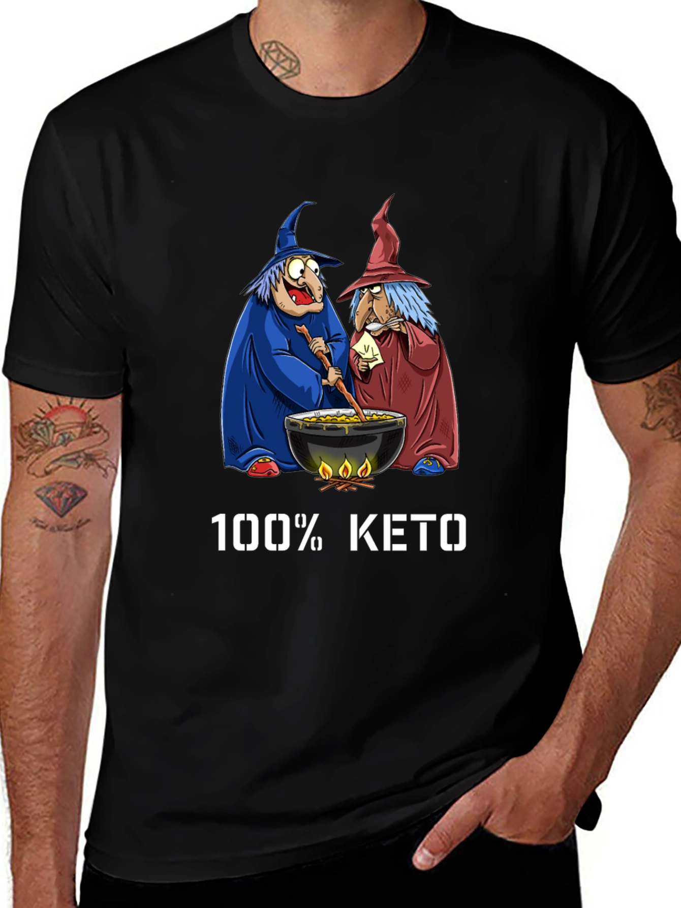 100% Keto Witches Brew T-Shirt