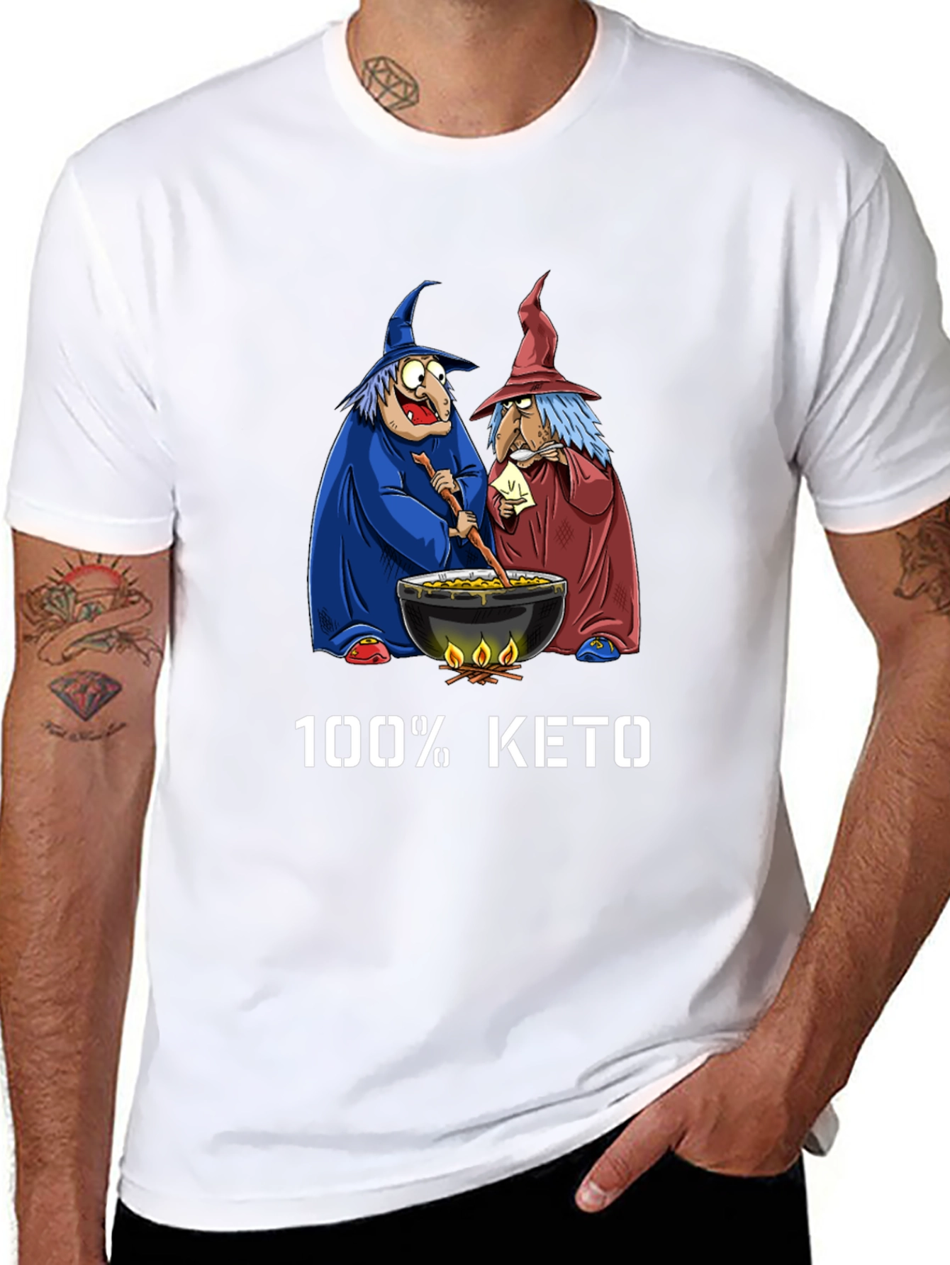 100% Keto Witches Brew T-Shirt