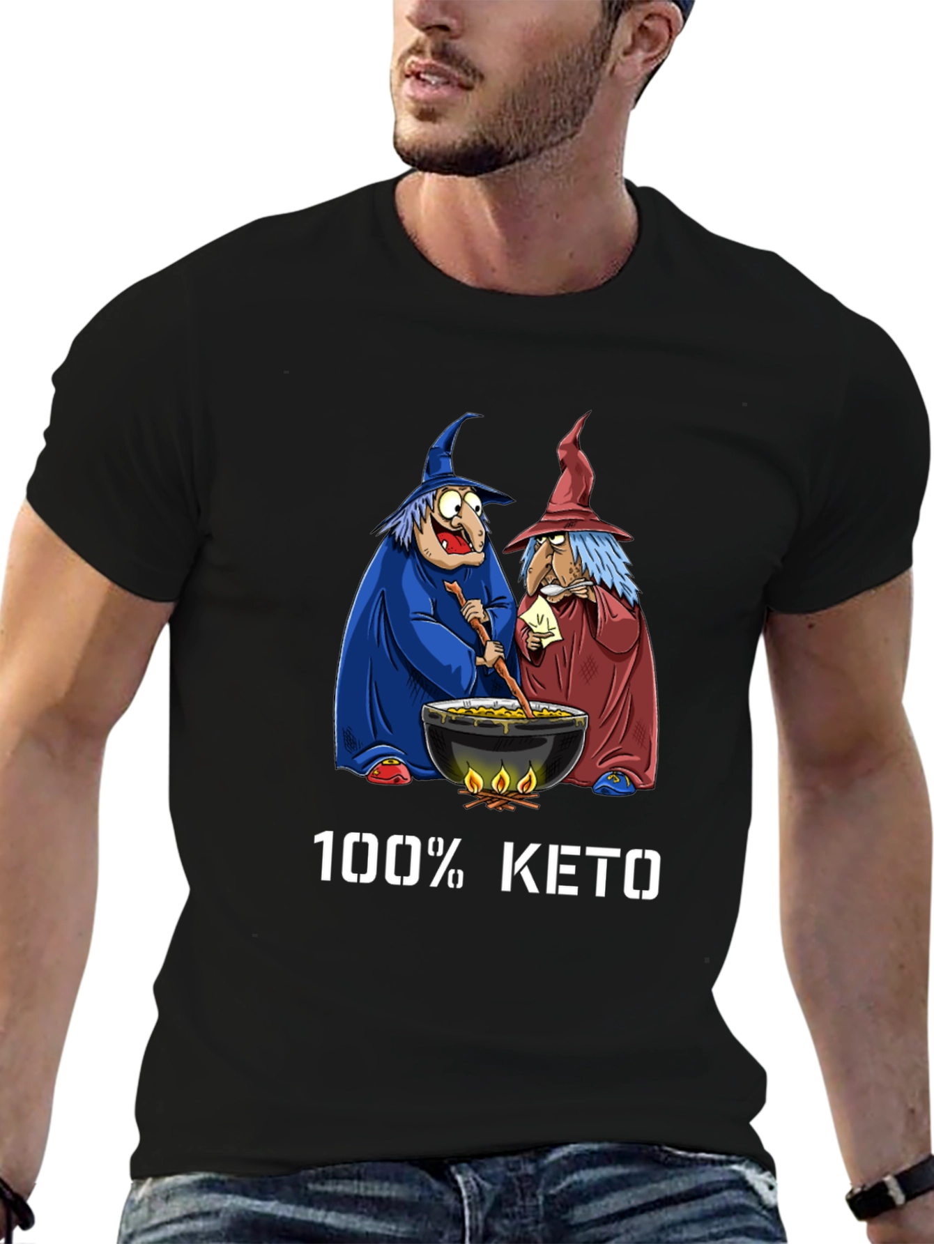 100% Keto Witches Brew T-Shirt