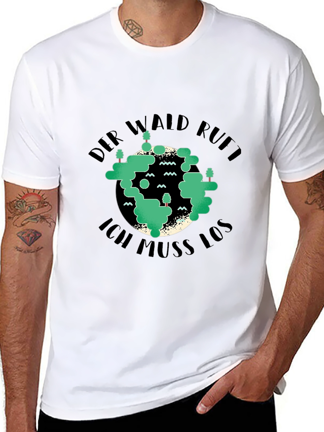 Der Wald Ruft T-Shirt - Nature Lovers Tee