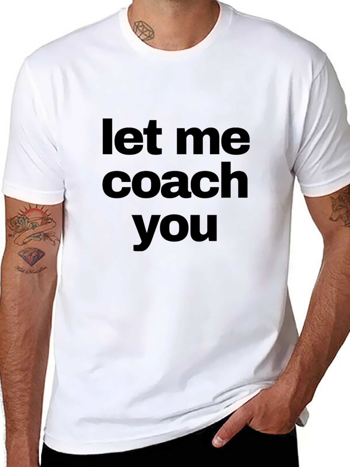 Let Me Coach You - Novelty Graphic T-Shirt