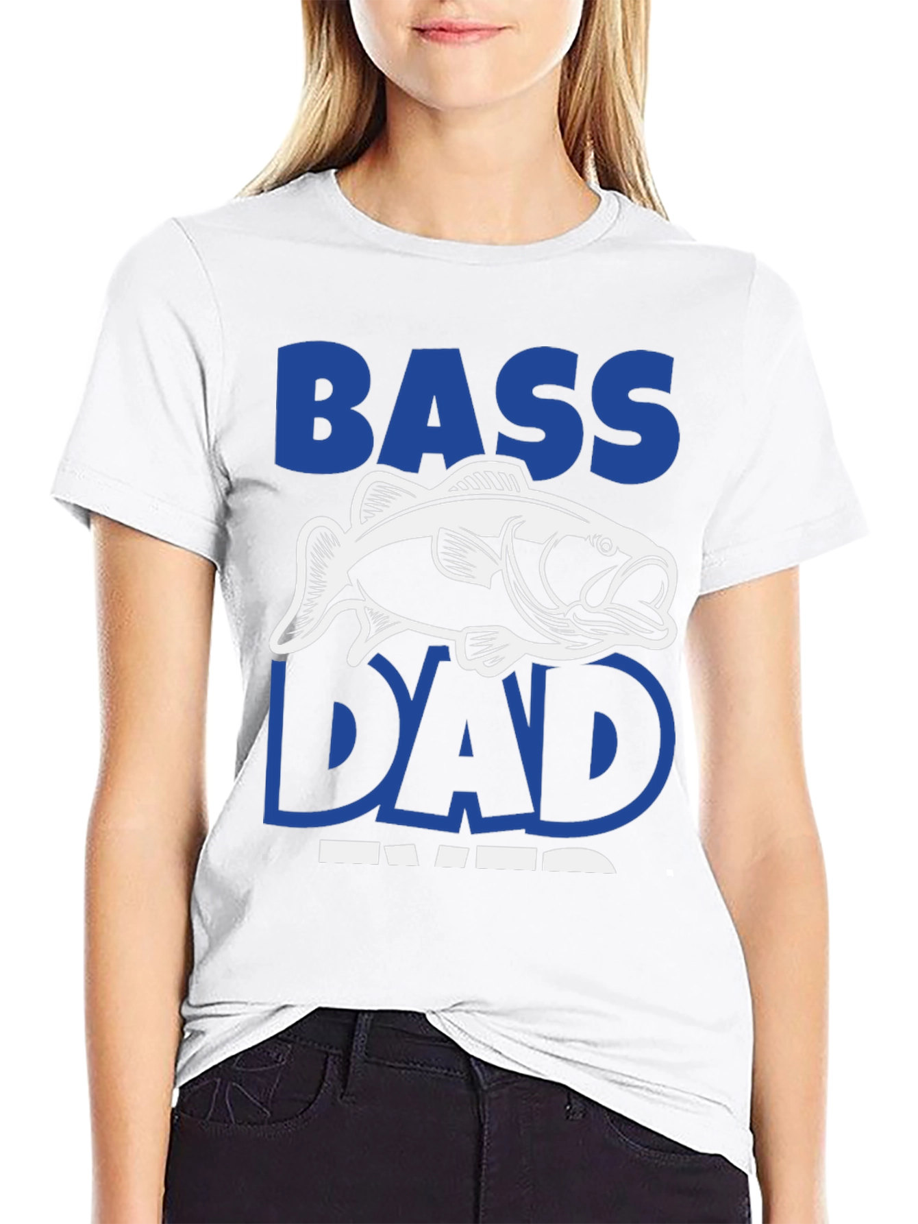 Bass Dad Ever T-Shirt - Fishing Lover Gift