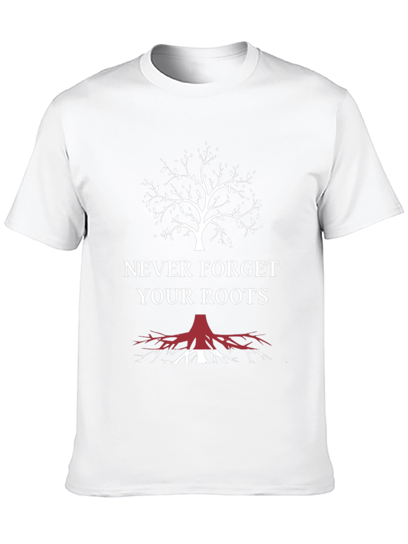 Never Forget Your Roots Graphic Tee - Black