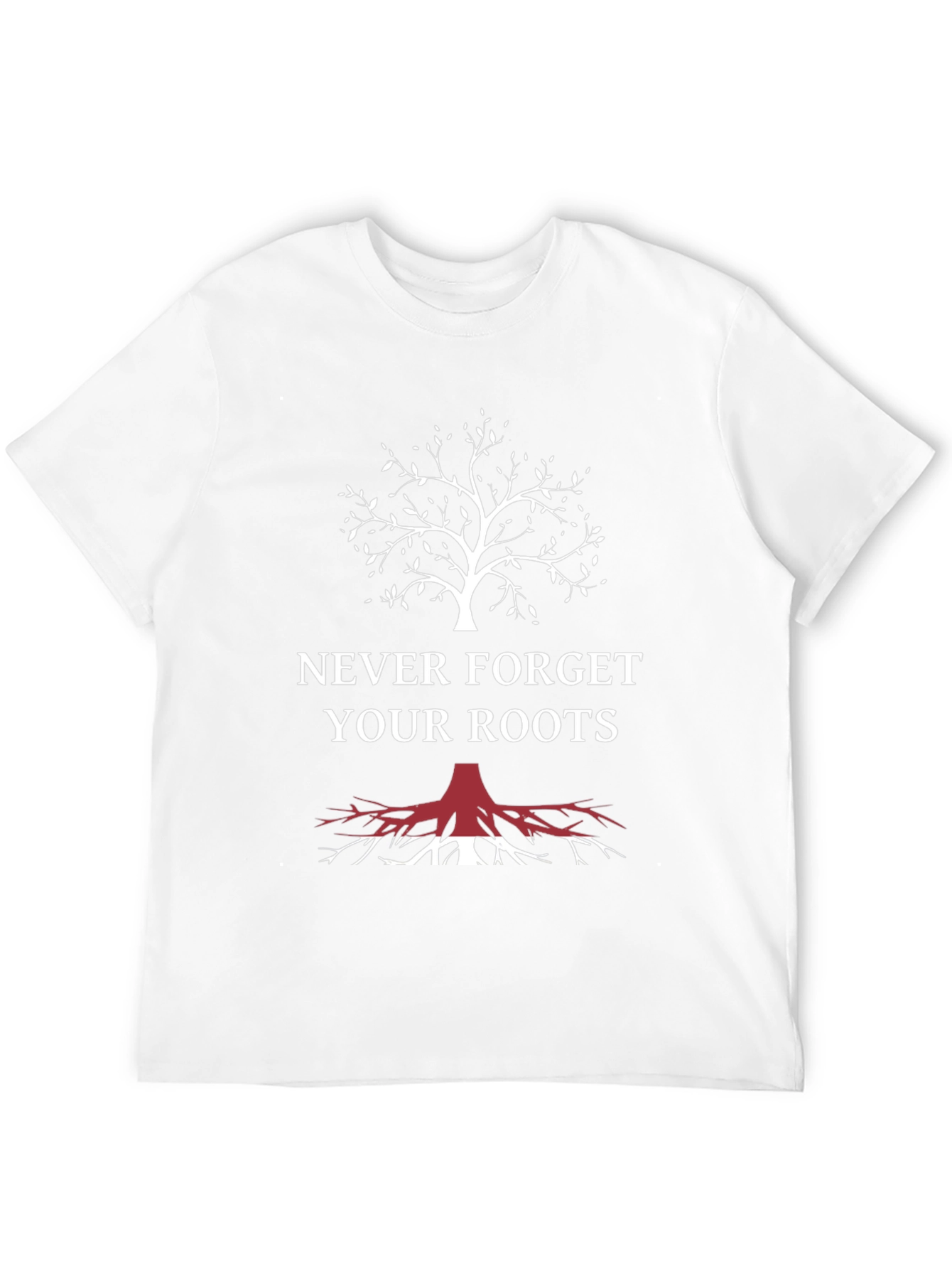 Never Forget Your Roots Graphic Tee - Black