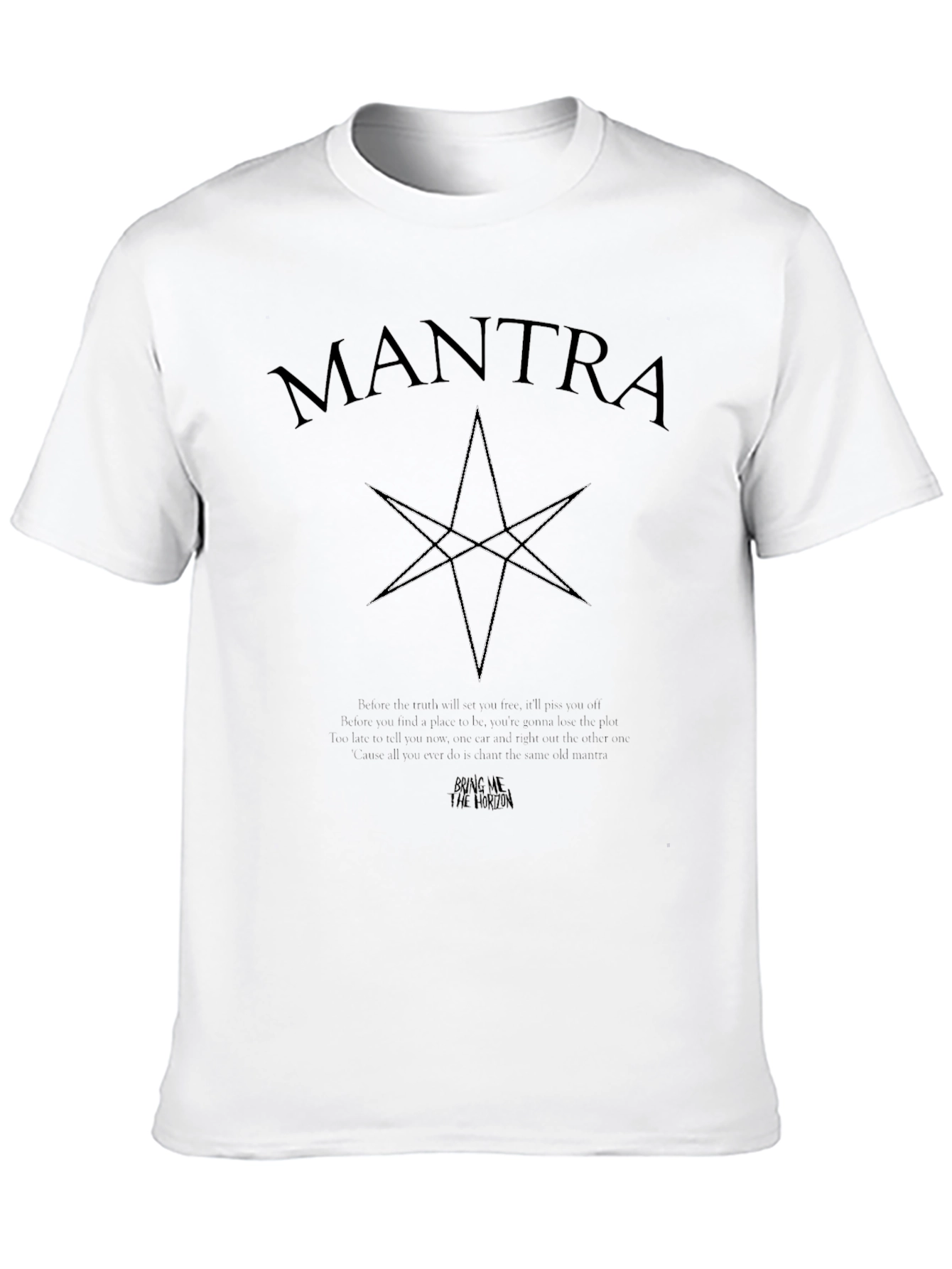 Mantra Graphic T-Shirt - Black