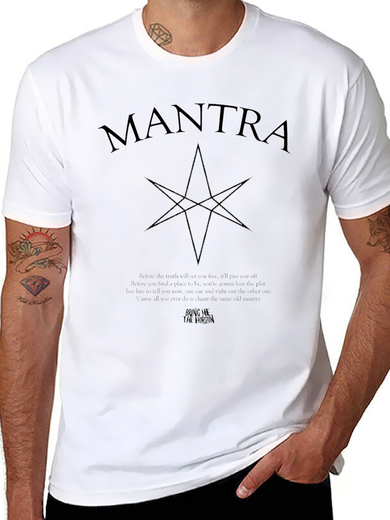 Mantra Graphic T-Shirt - Black