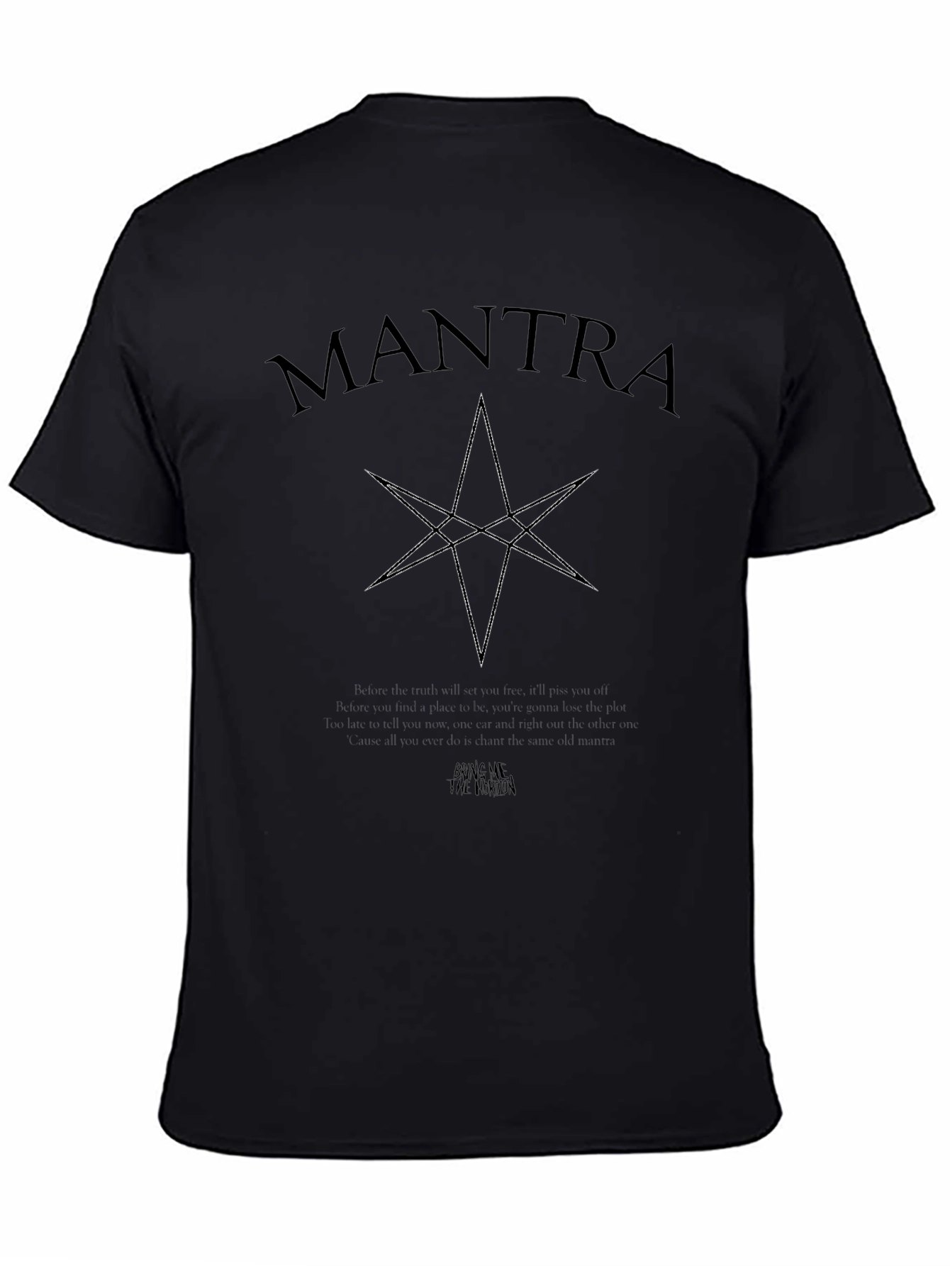 Mantra Graphic T-Shirt - Black