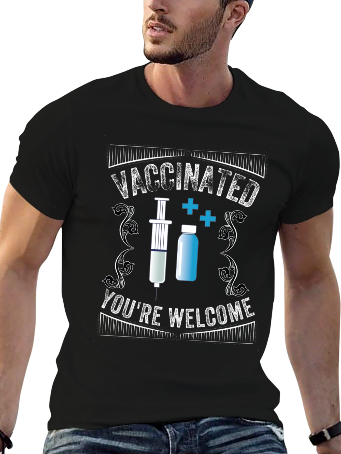 Vaccinated Youre Welcome Novelty T-Shirt