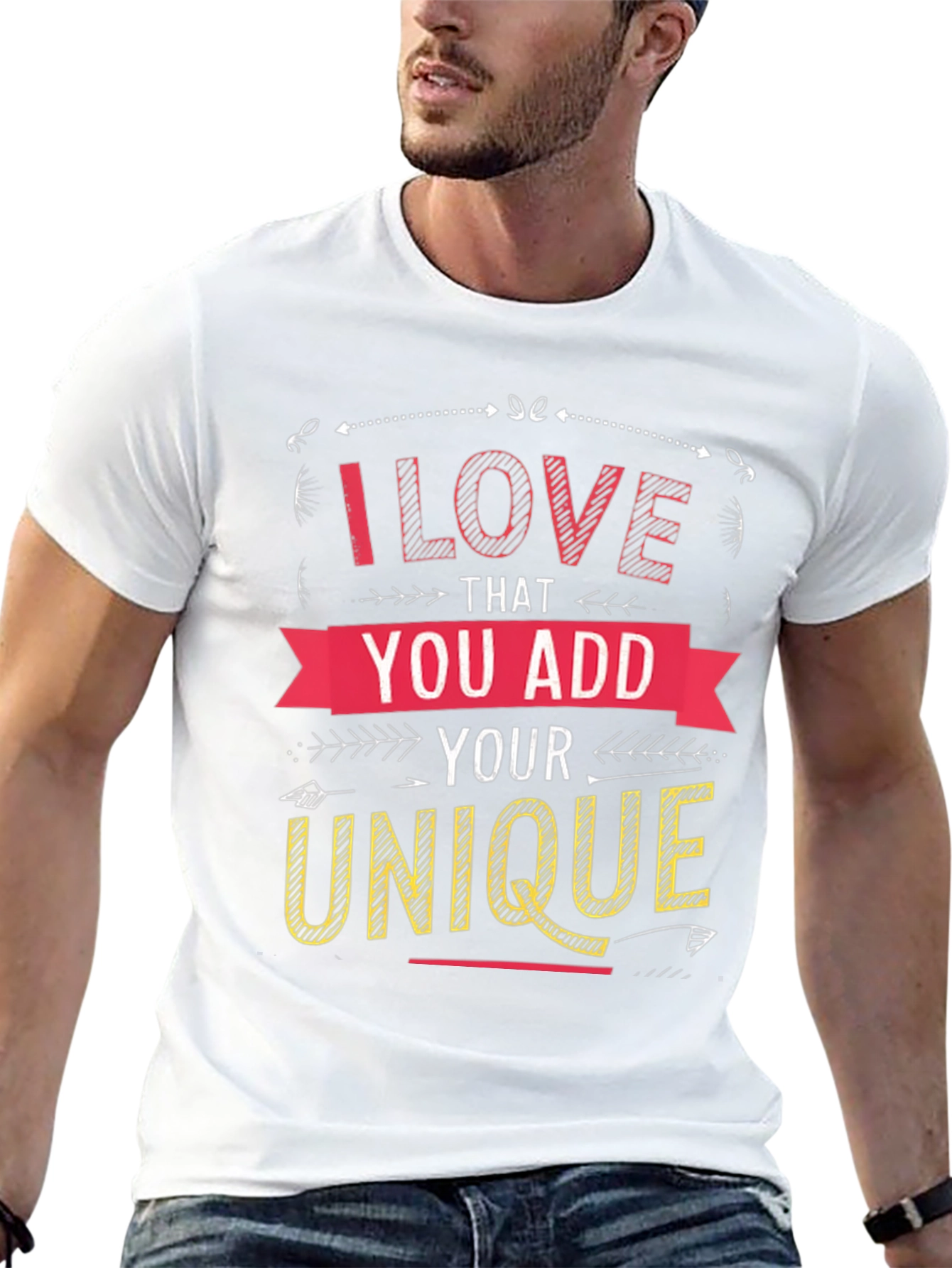 Unique Graphic Print Mens Black T-Shirt