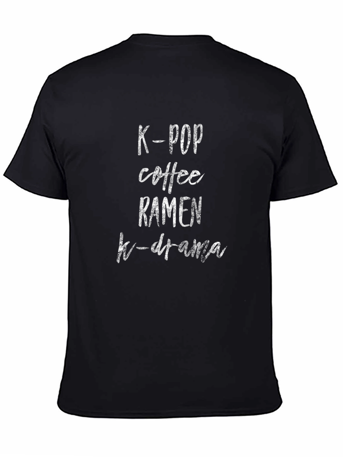 K-Pop Coffee Ramen K-Drama T-Shirt - Trendy Comfort