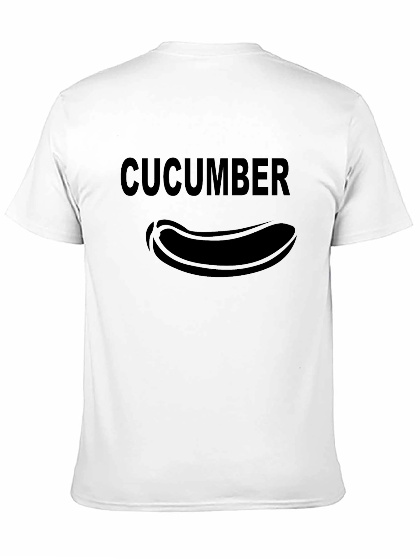 Cucumber Graphic Print Crew Neck T-Shirt