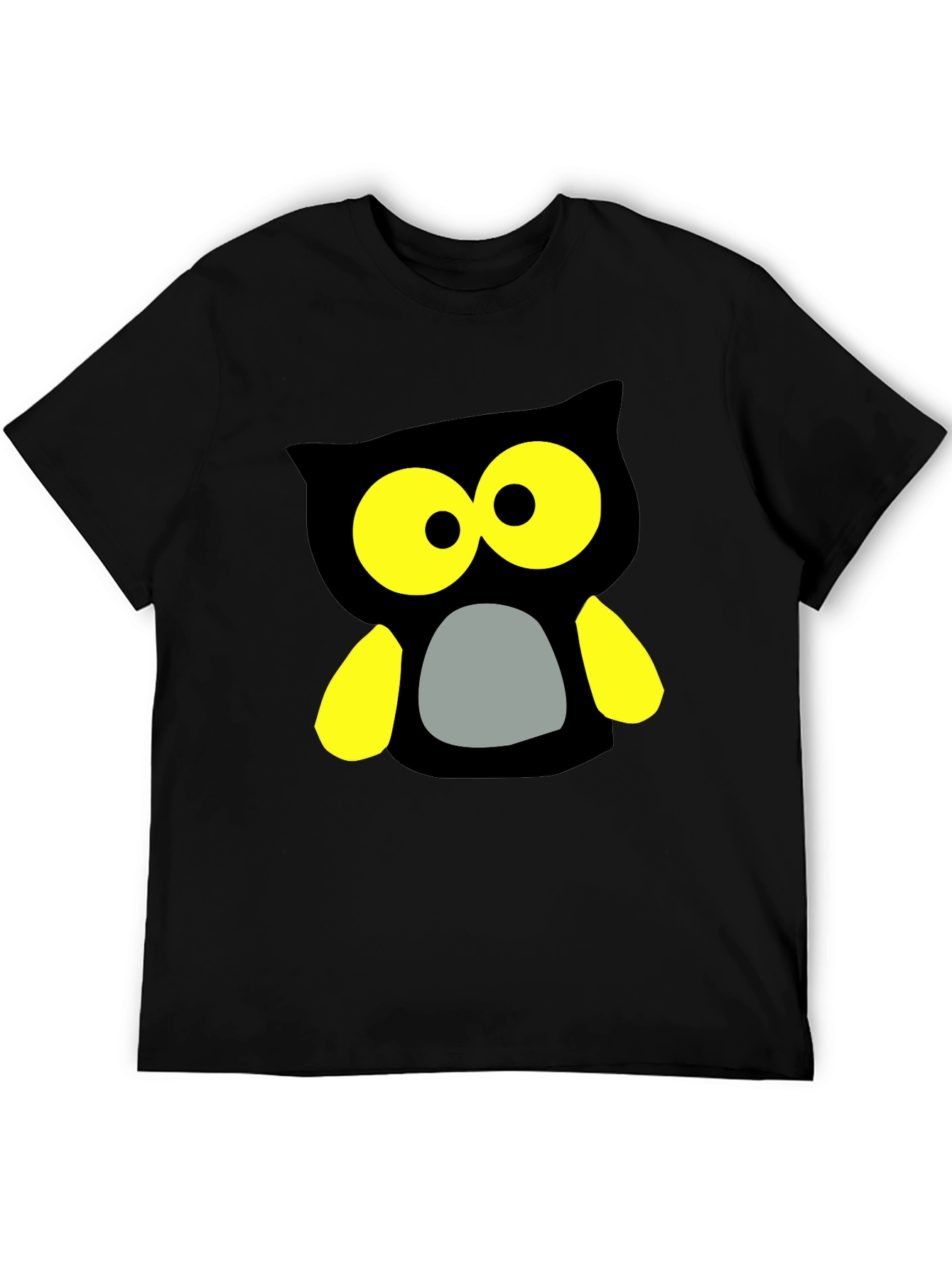 Owl Graphic Black T-Shirt