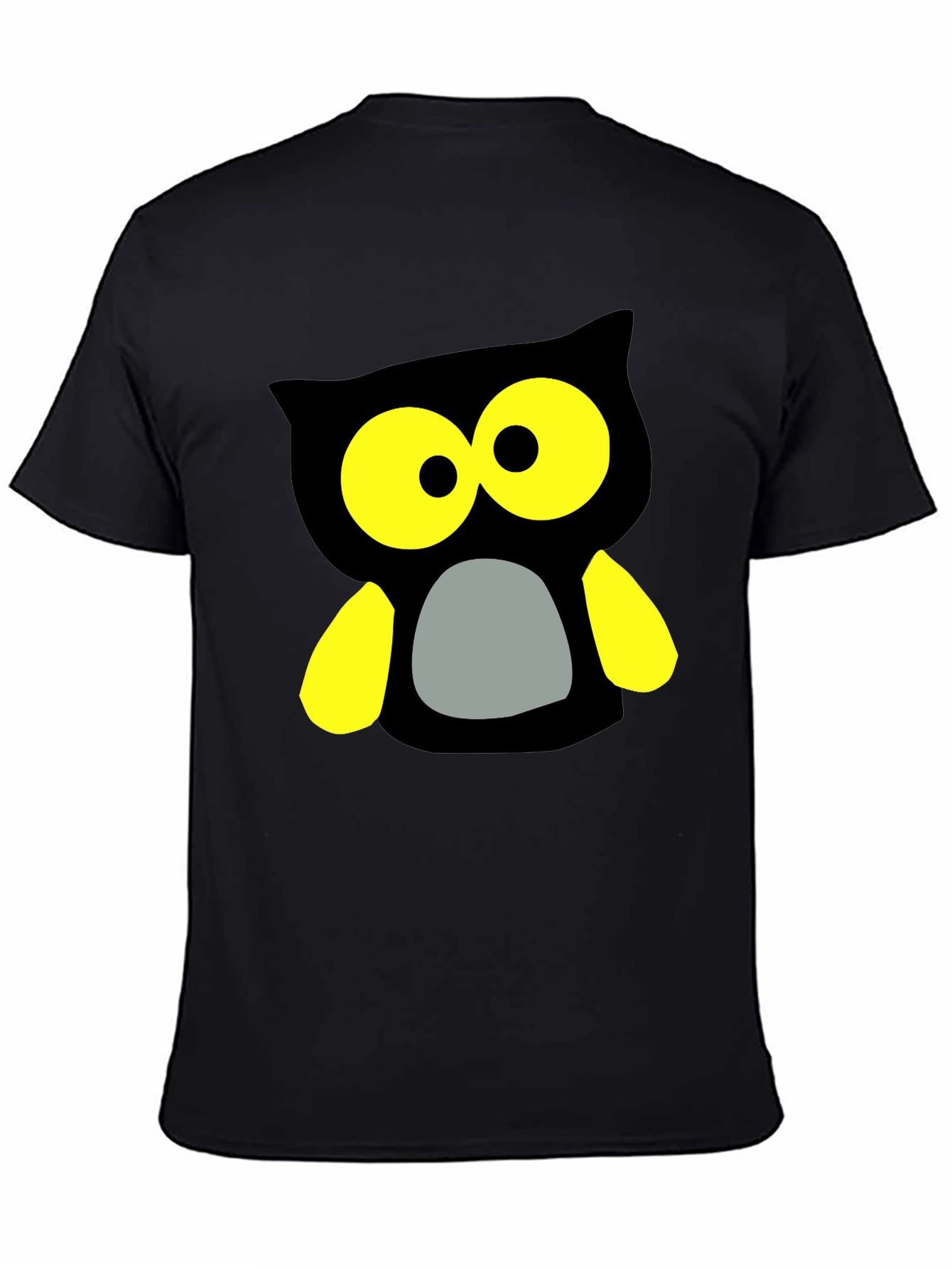 Owl Graphic Black T-Shirt