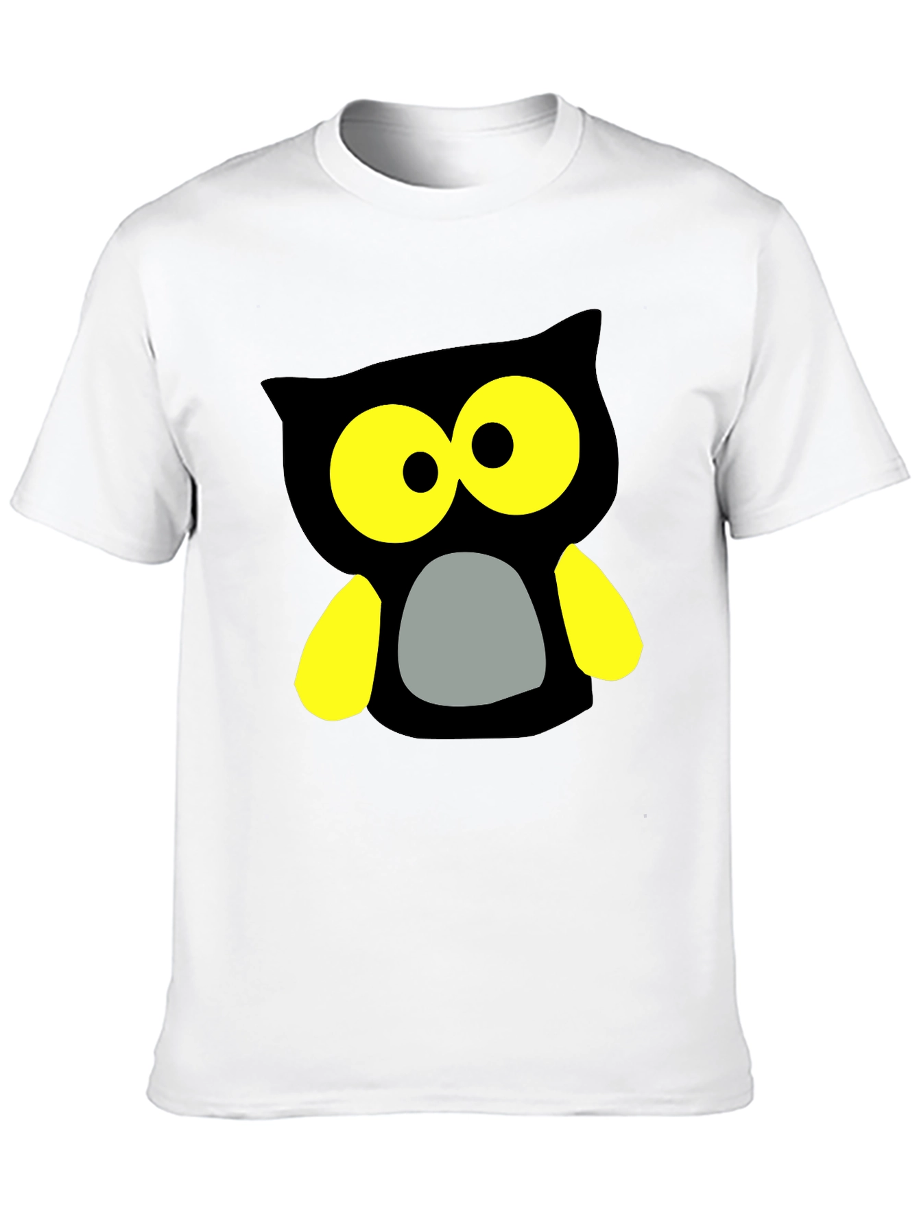 Owl Graphic Black T-Shirt