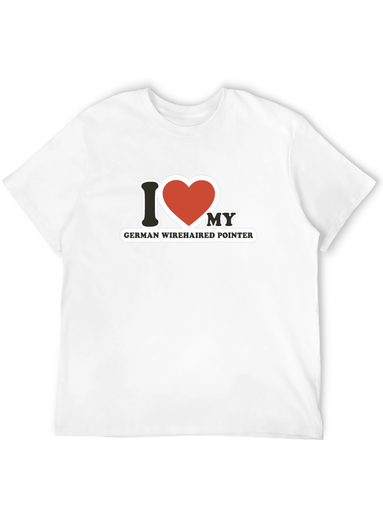 I Love My German Wirehaired Pointer T-Shirt