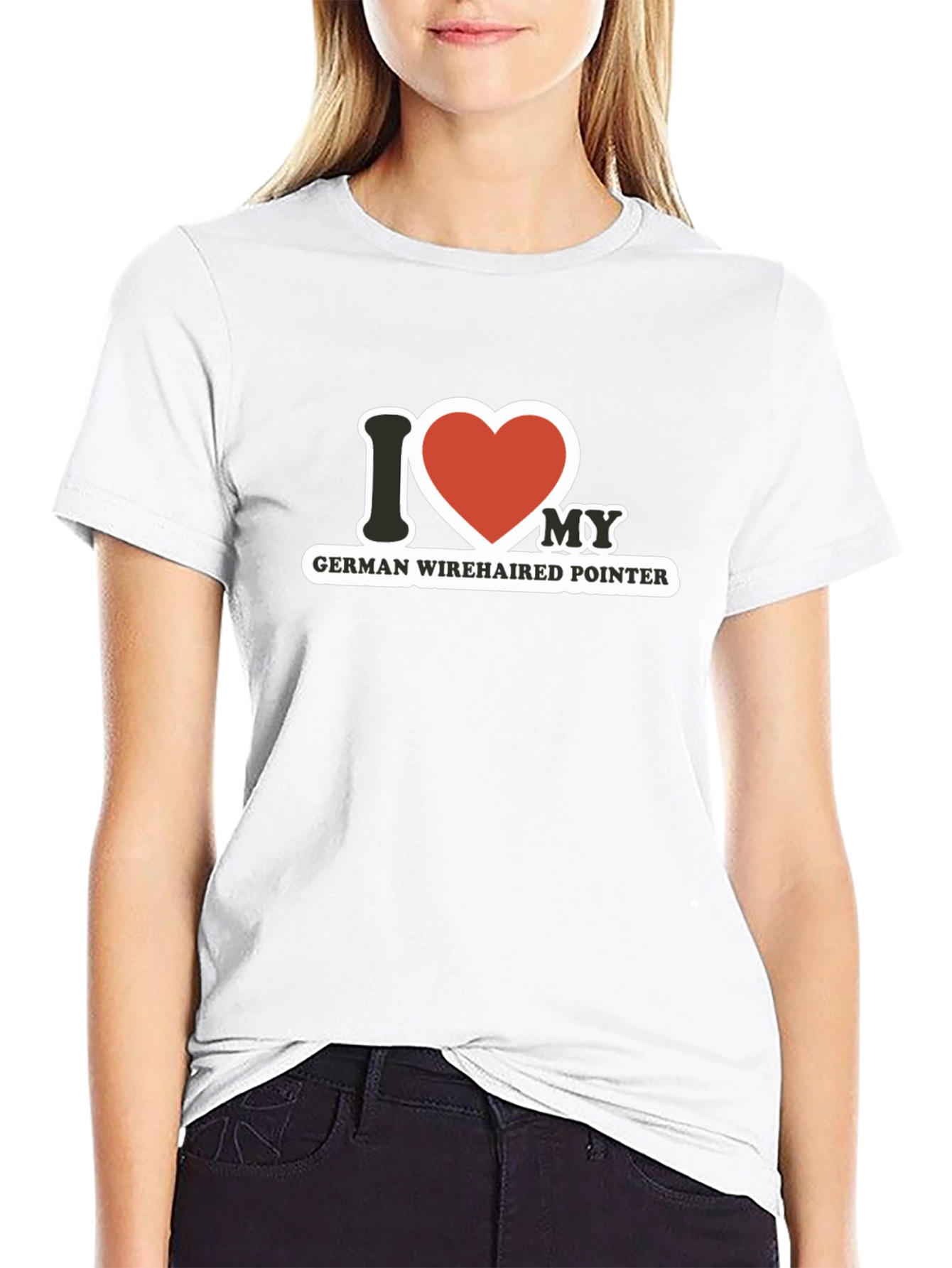 I Love My German Wirehaired Pointer T-Shirt