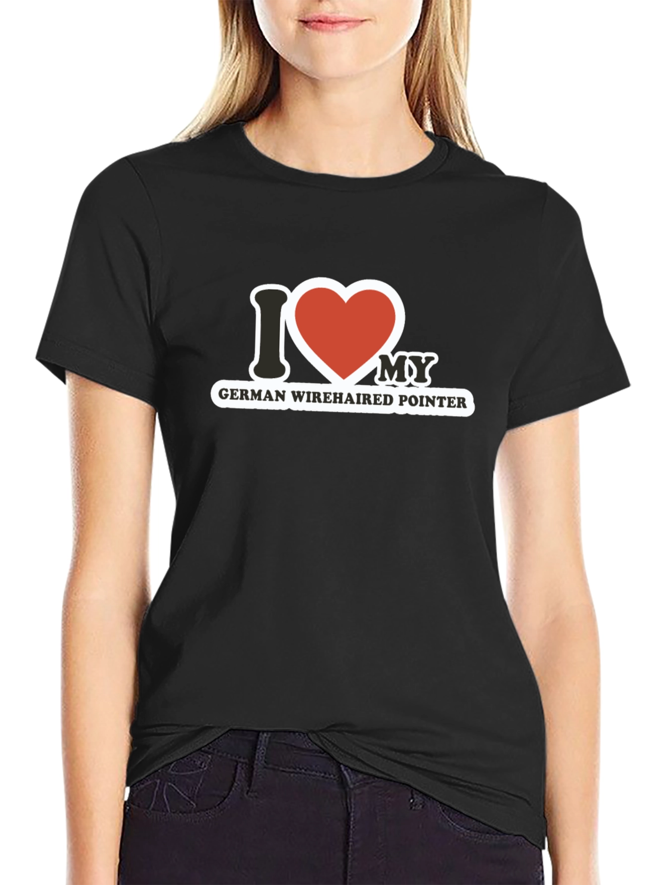 I Love My German Wirehaired Pointer T-Shirt
