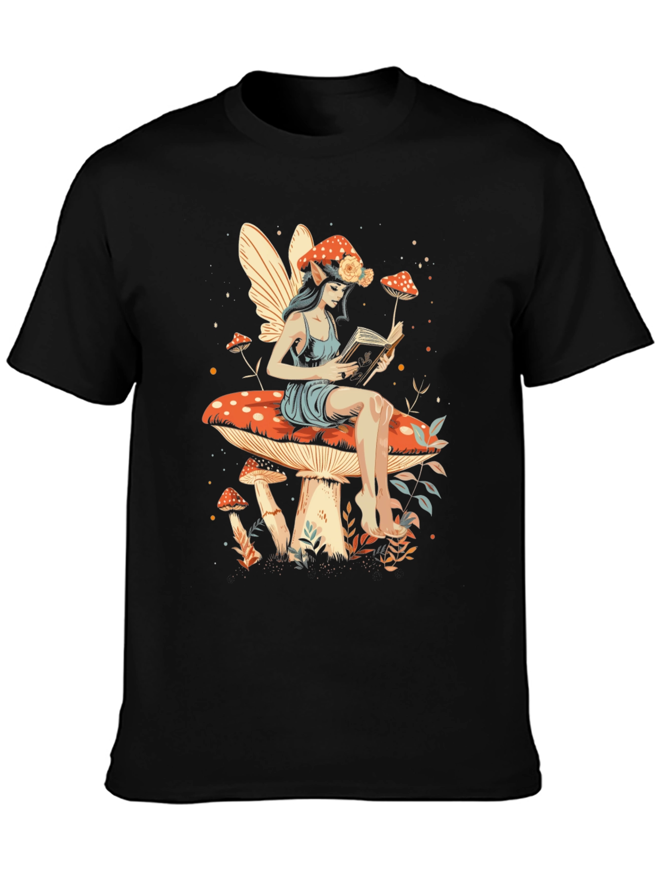 Whimsical Mushroom Fairy T-Shirt