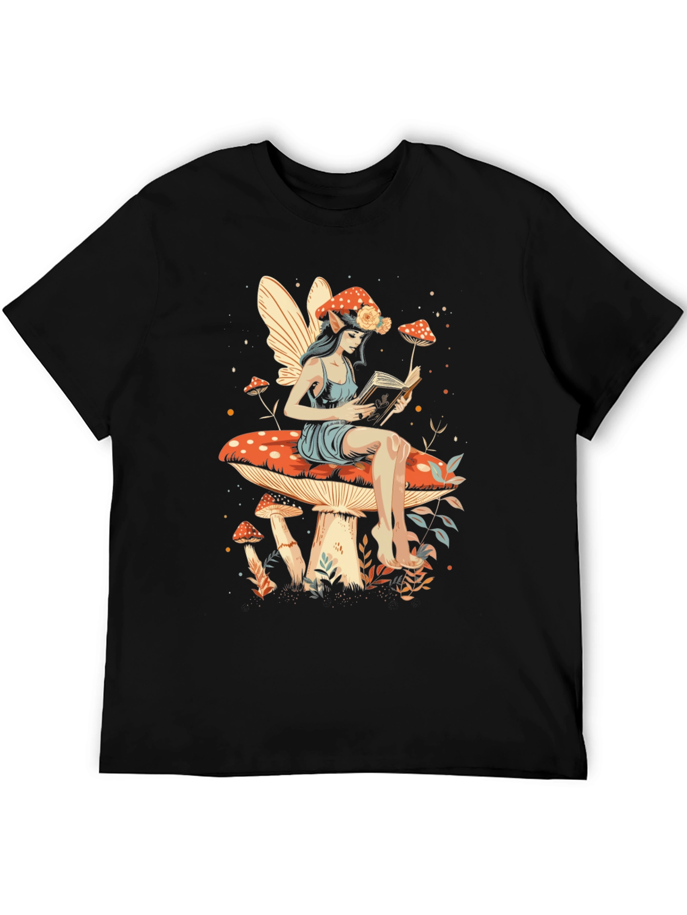 Whimsical Mushroom Fairy T-Shirt