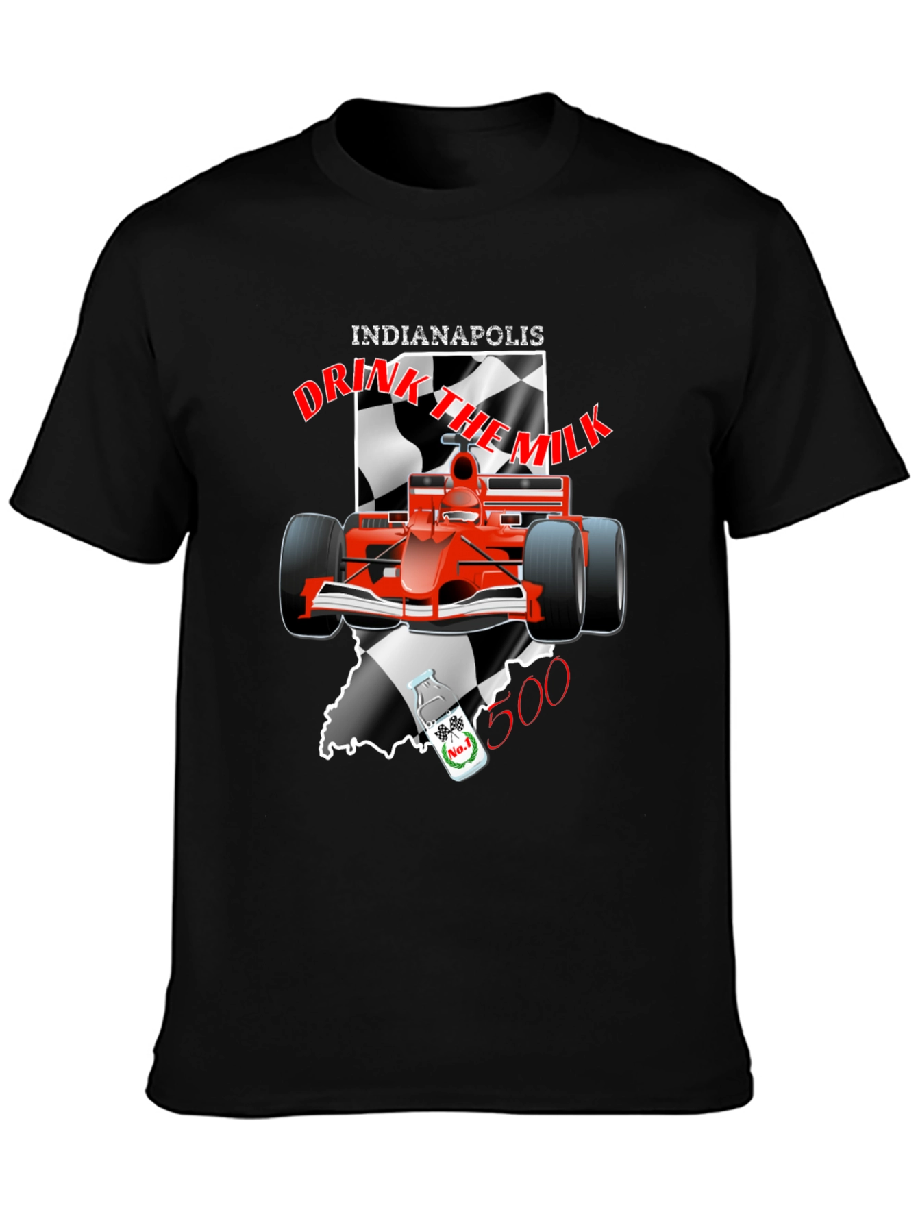 Indianapolis 500 Drink the Milk T-Shirt