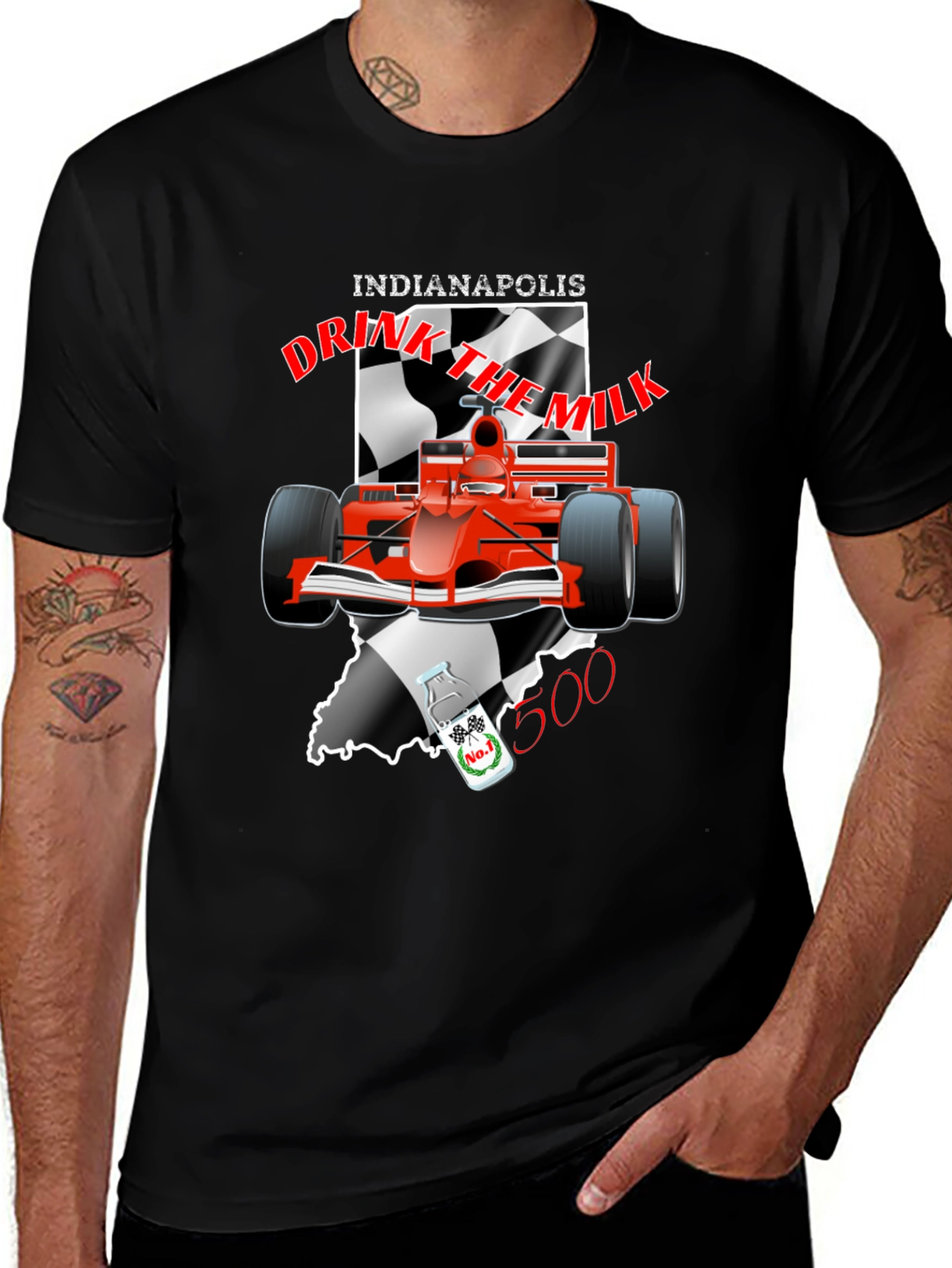Indianapolis 500 Drink the Milk T-Shirt