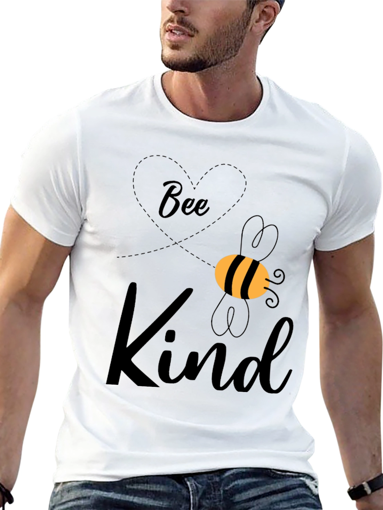 Bee Kind Graphic Tee - Unisex Black T-Shirt